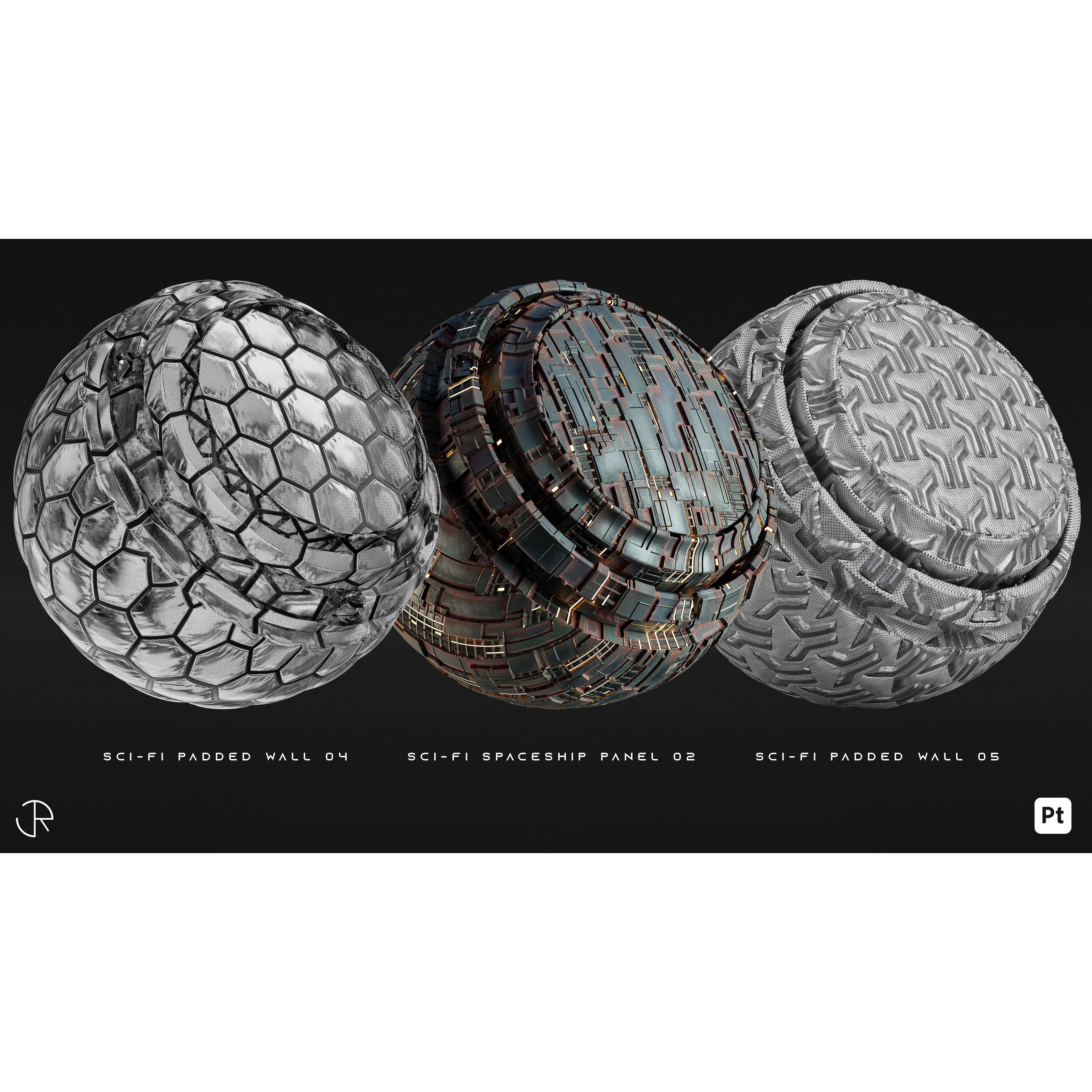 AstroMat Vol 01 - Sci-Fi Smart Materials 3D Model - View 10