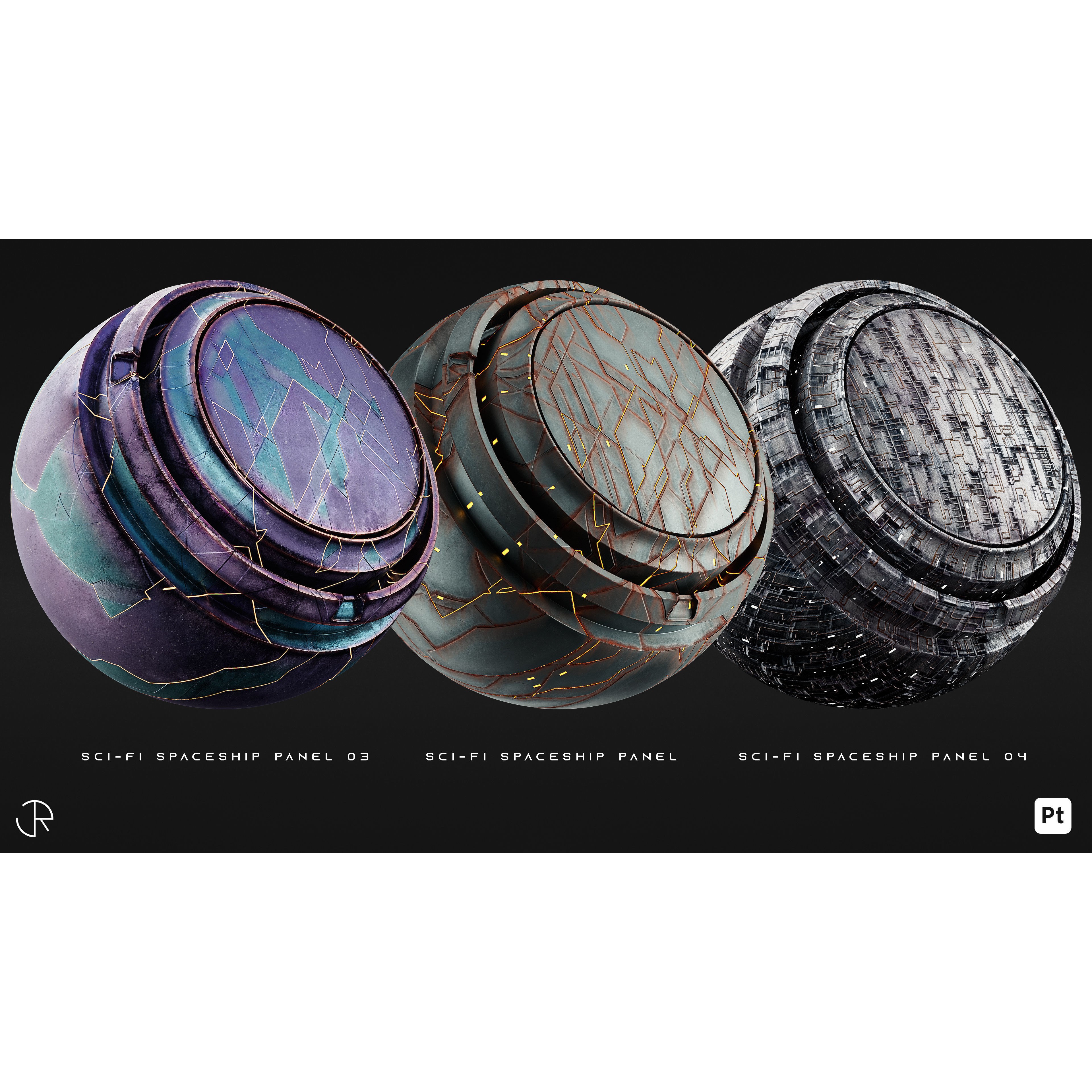 AstroMat Vol 01 - Sci-Fi Smart Materials 3D Model - View 11