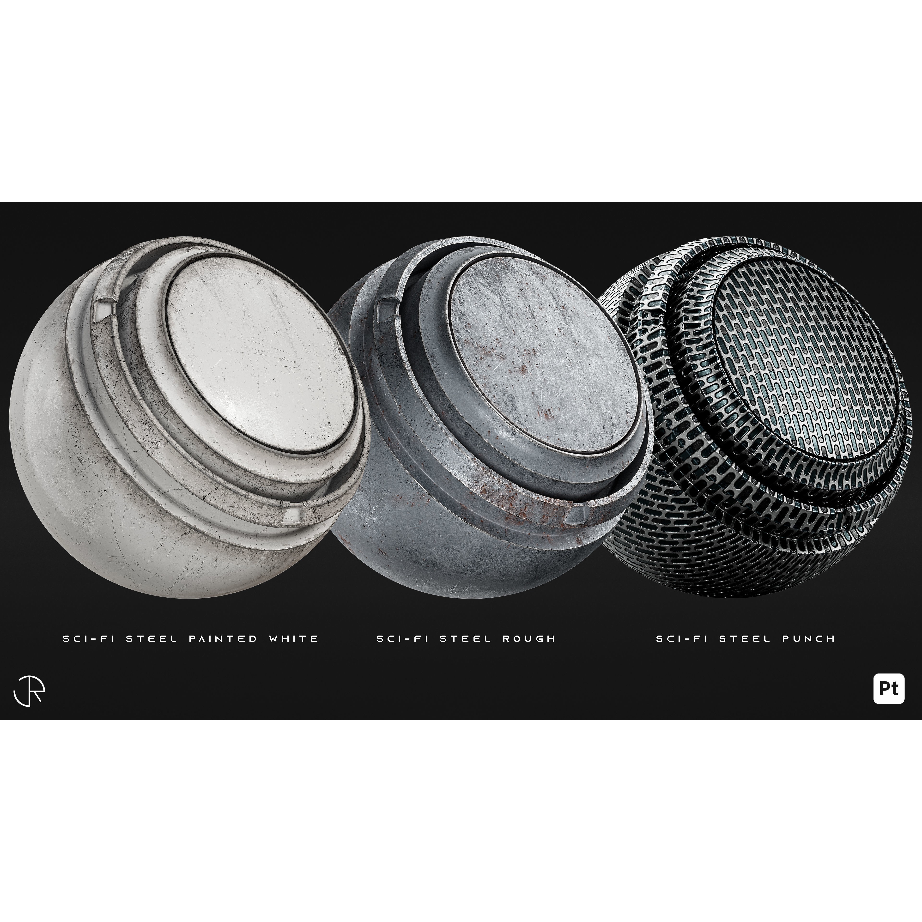AstroMat Vol 01 - Sci-Fi Smart Materials 3D Model - View 12
