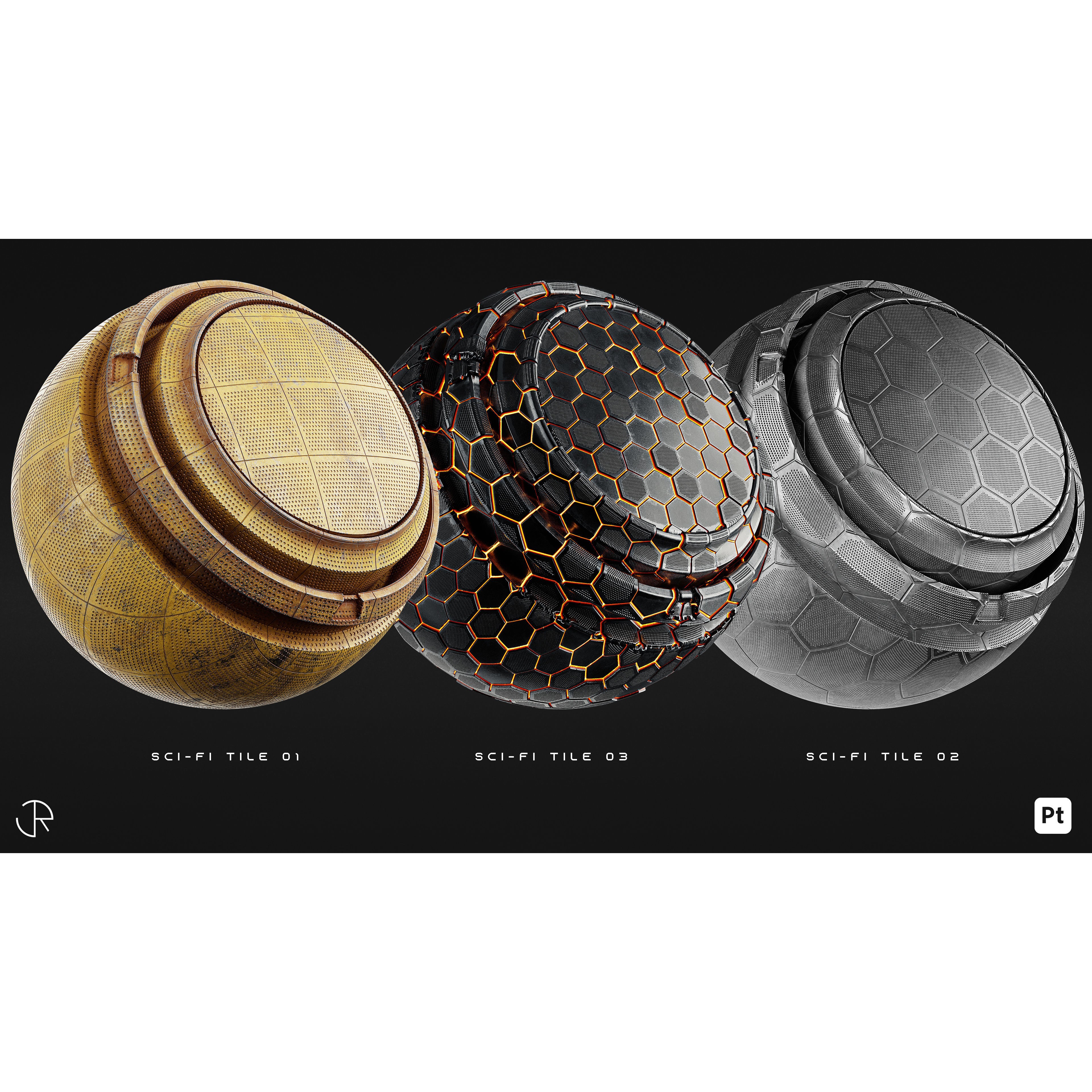AstroMat Vol 01 - Sci-Fi Smart Materials 3D Model - View 13