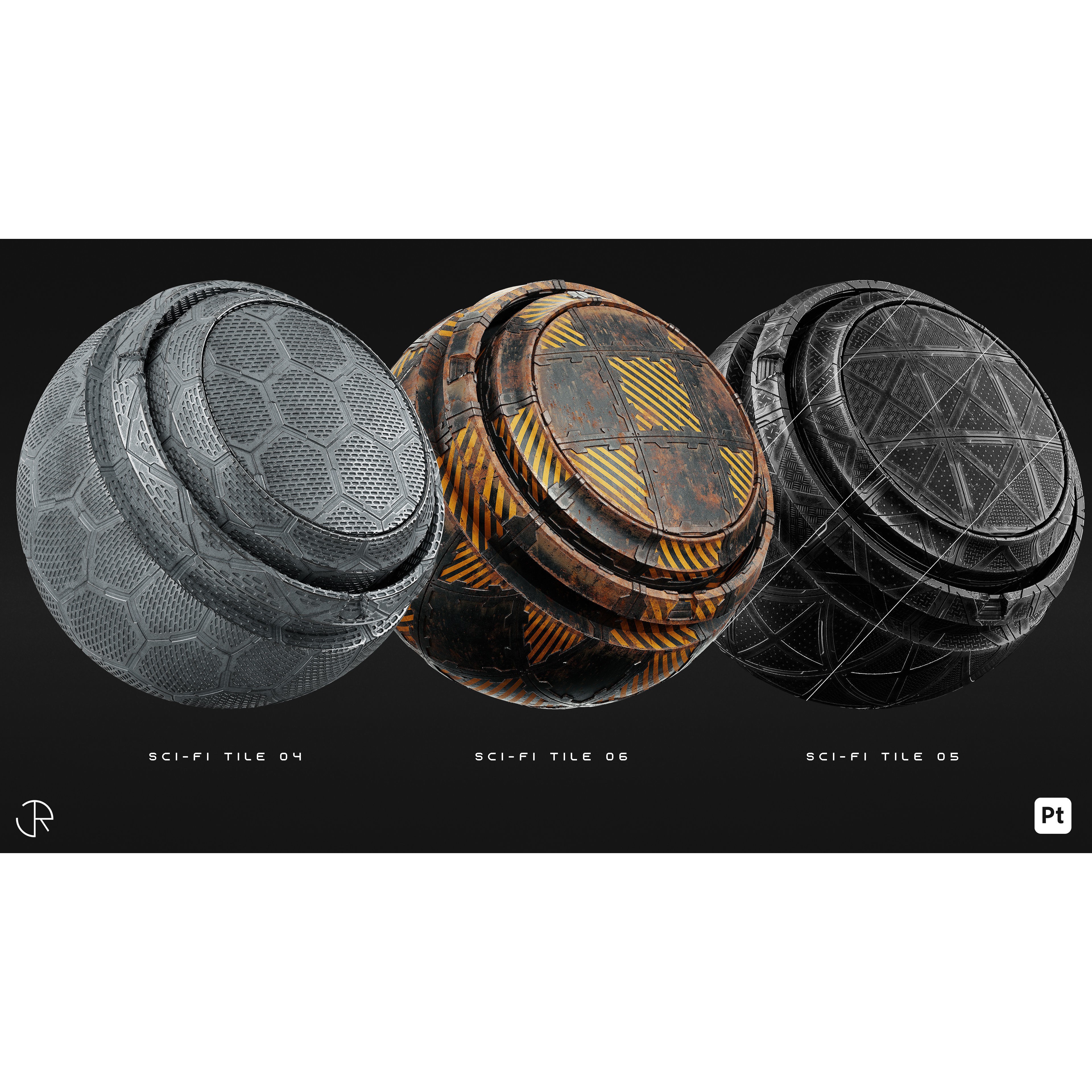 AstroMat Vol 01 - Sci-Fi Smart Materials 3D Model - View 14