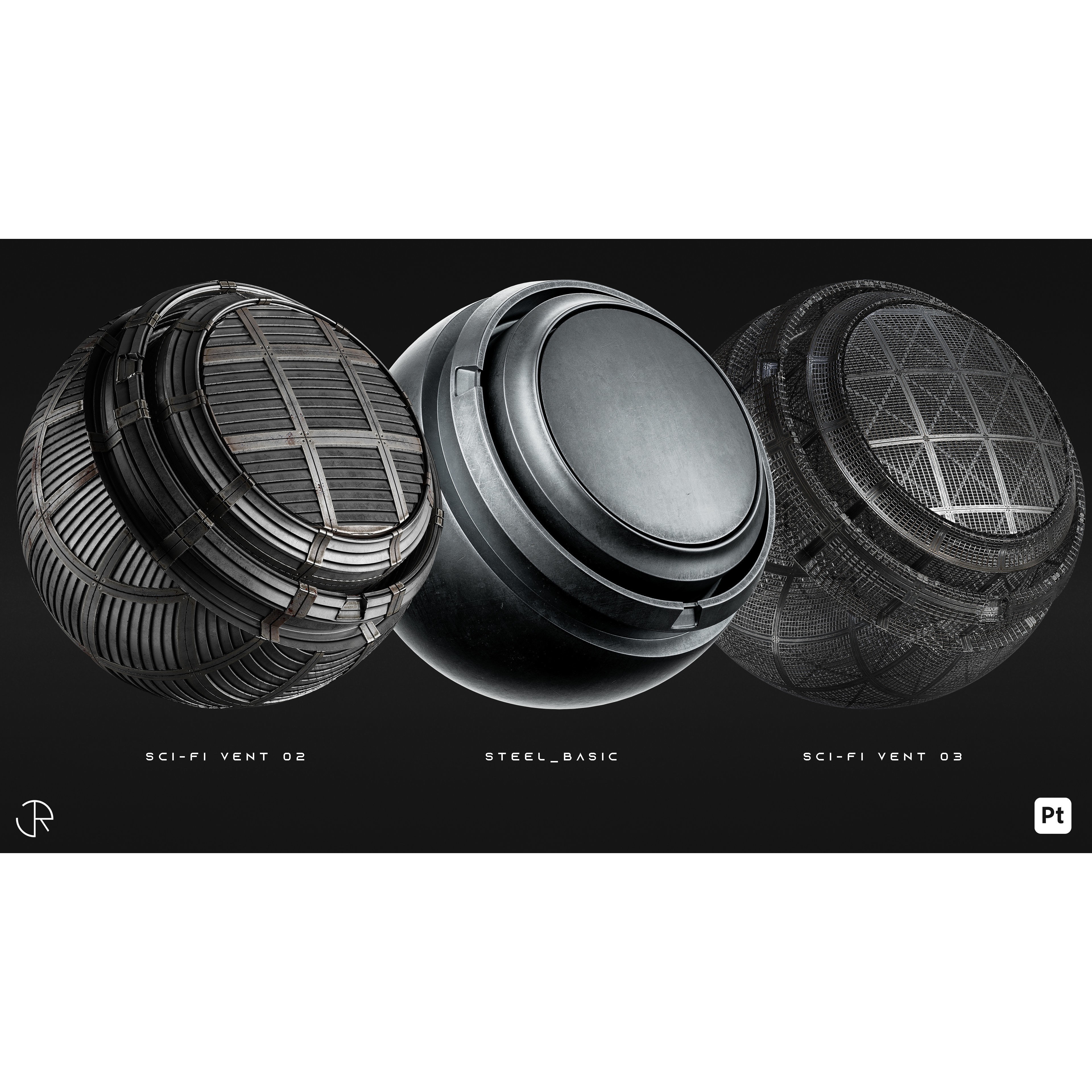 AstroMat Vol 01 - Sci-Fi Smart Materials 3D Model - View 15