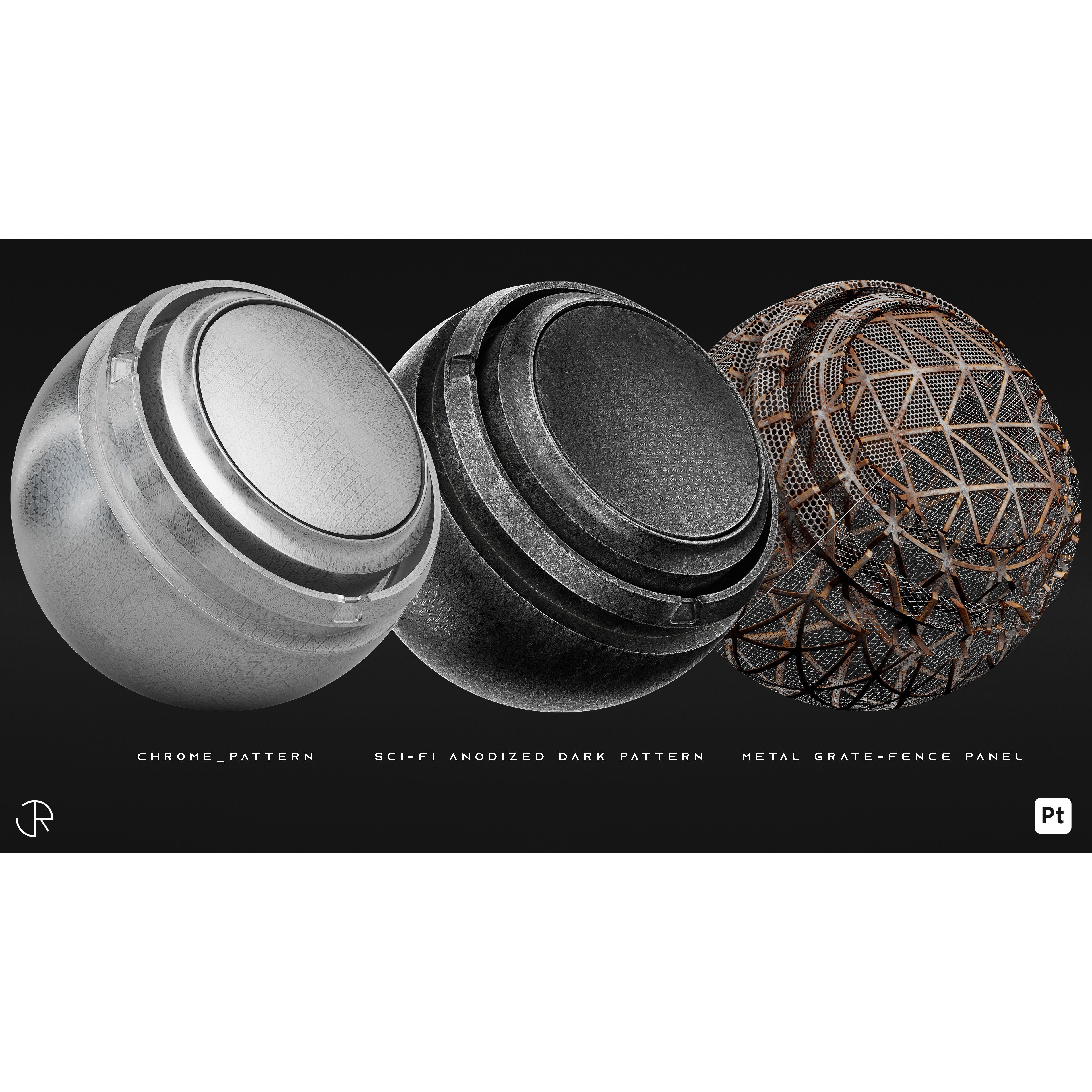 AstroMat Vol 01 - Sci-Fi Smart Materials 3D Model - View 4