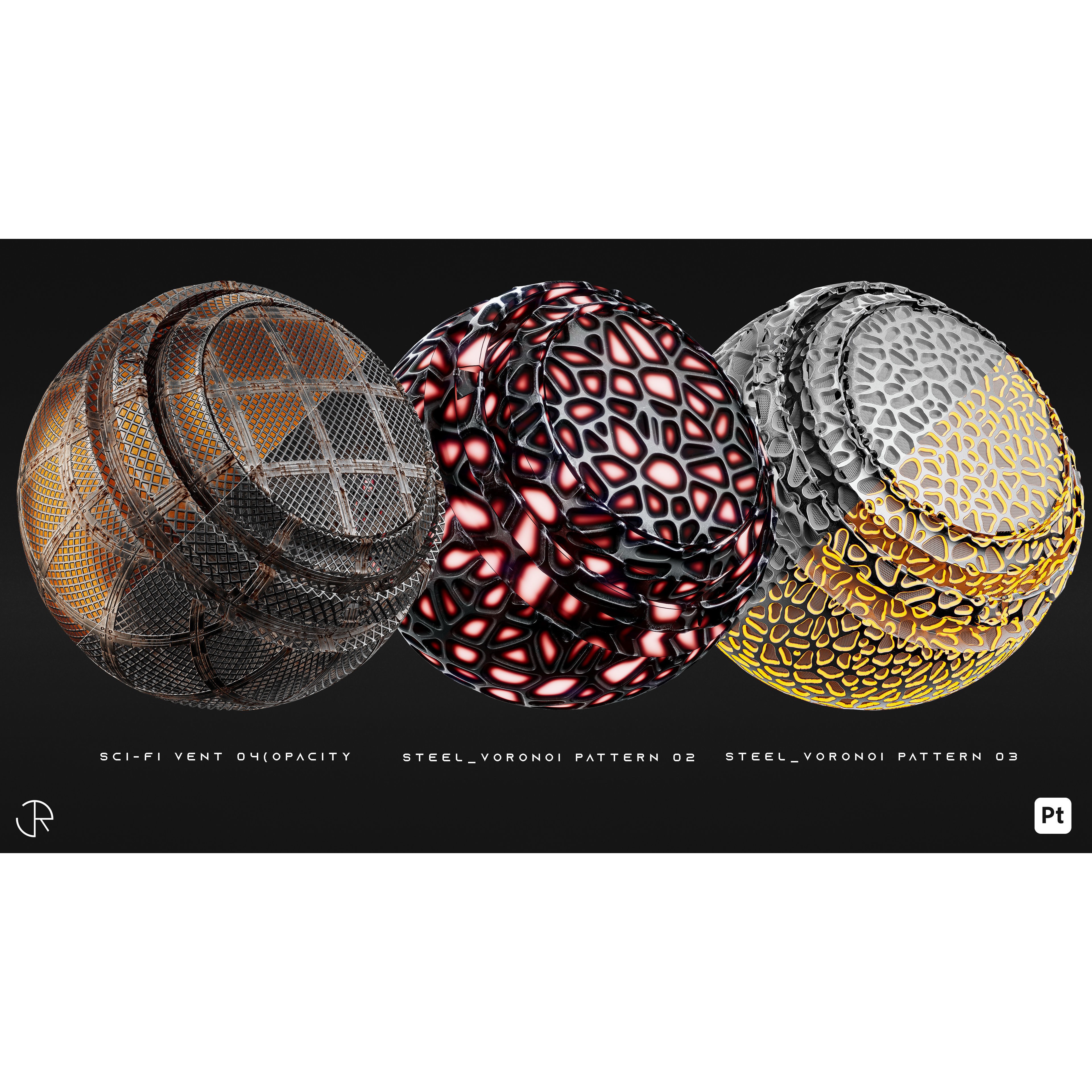 AstroMat Vol 01 - Sci-Fi Smart Materials 3D Model - View 6