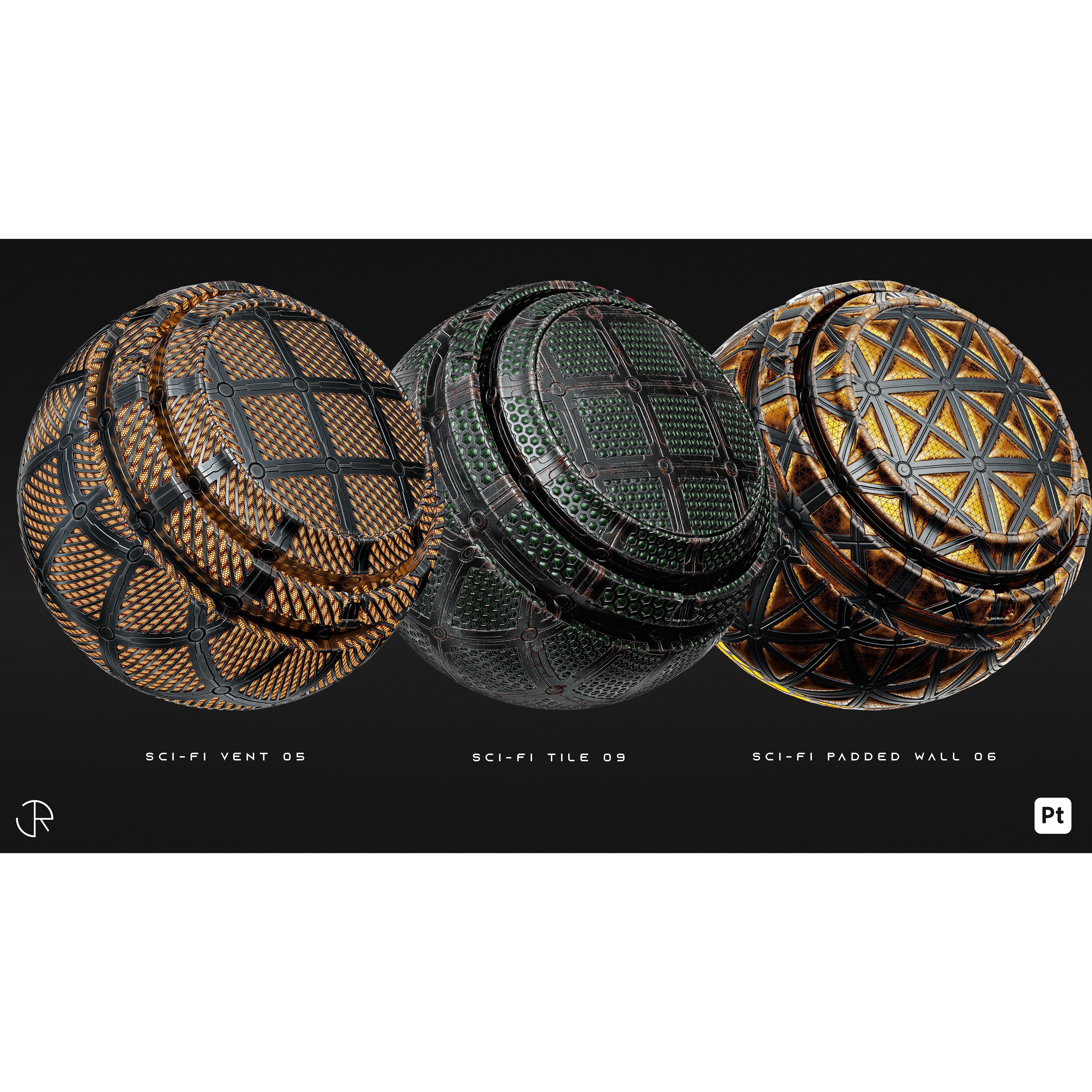 AstroMat Vol 01 - Sci-Fi Smart Materials 3D Model - View 7