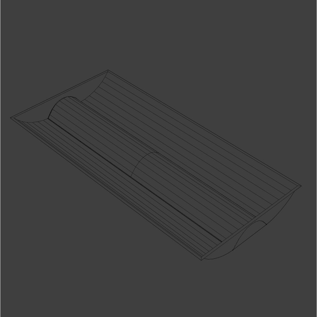 Modular Office Ceiling 3D Model – Low Poly Interior Asset, FBX - View 8