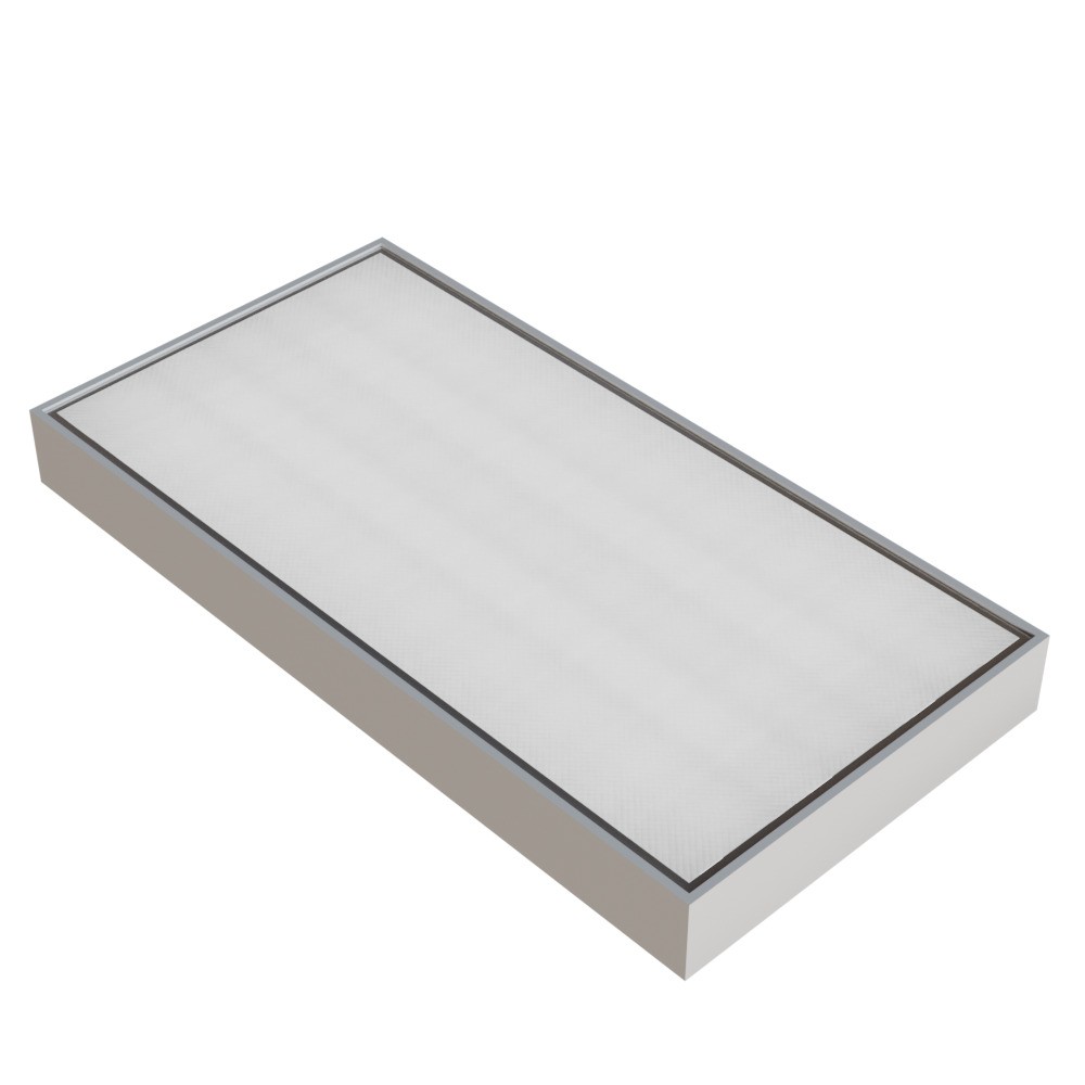 Modular Office Ceiling 3D Model – Low Poly Interior Asset, FBX - View 9