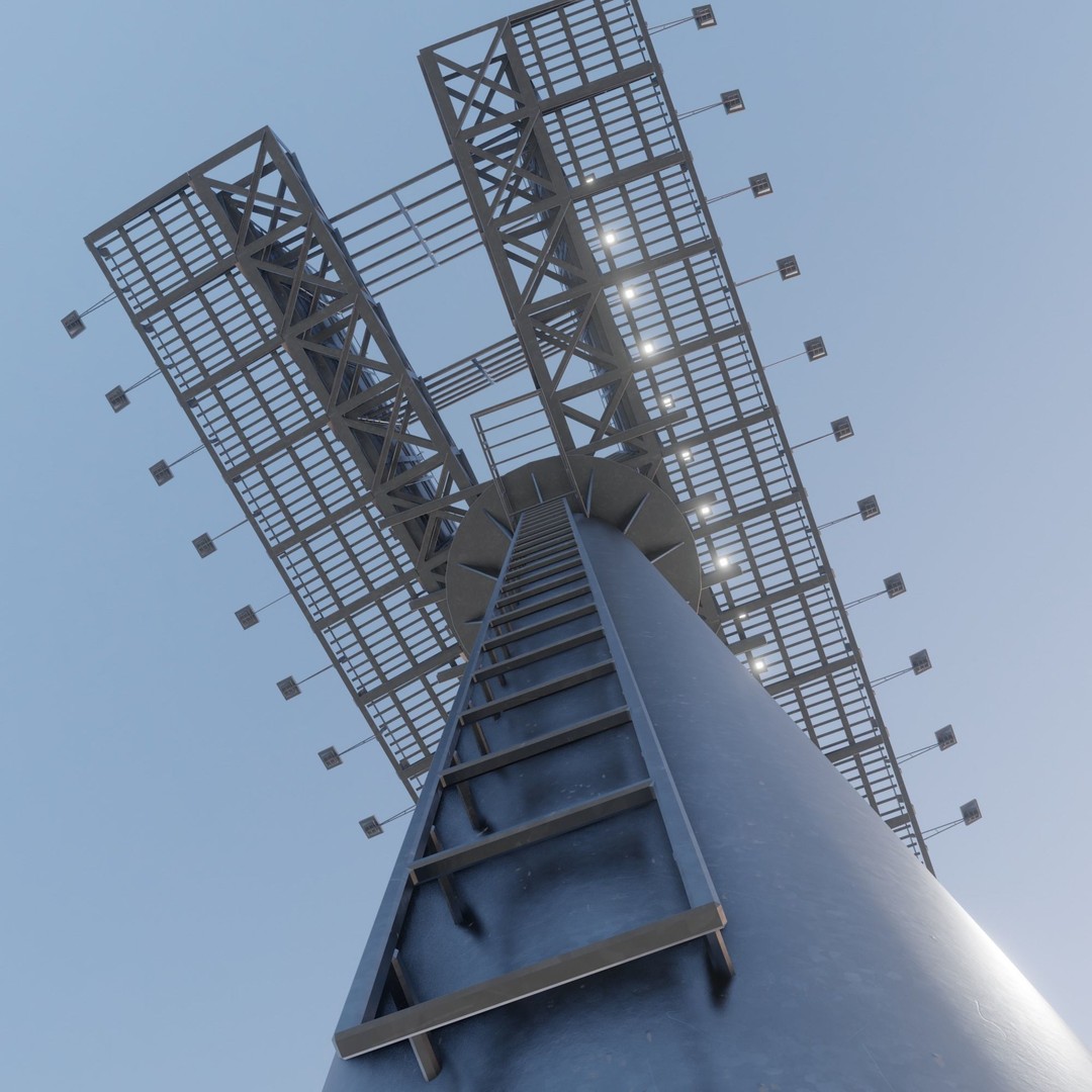 Billboard 3D Model – Realistic Architectural Asset, FBX & OBJ - View 3