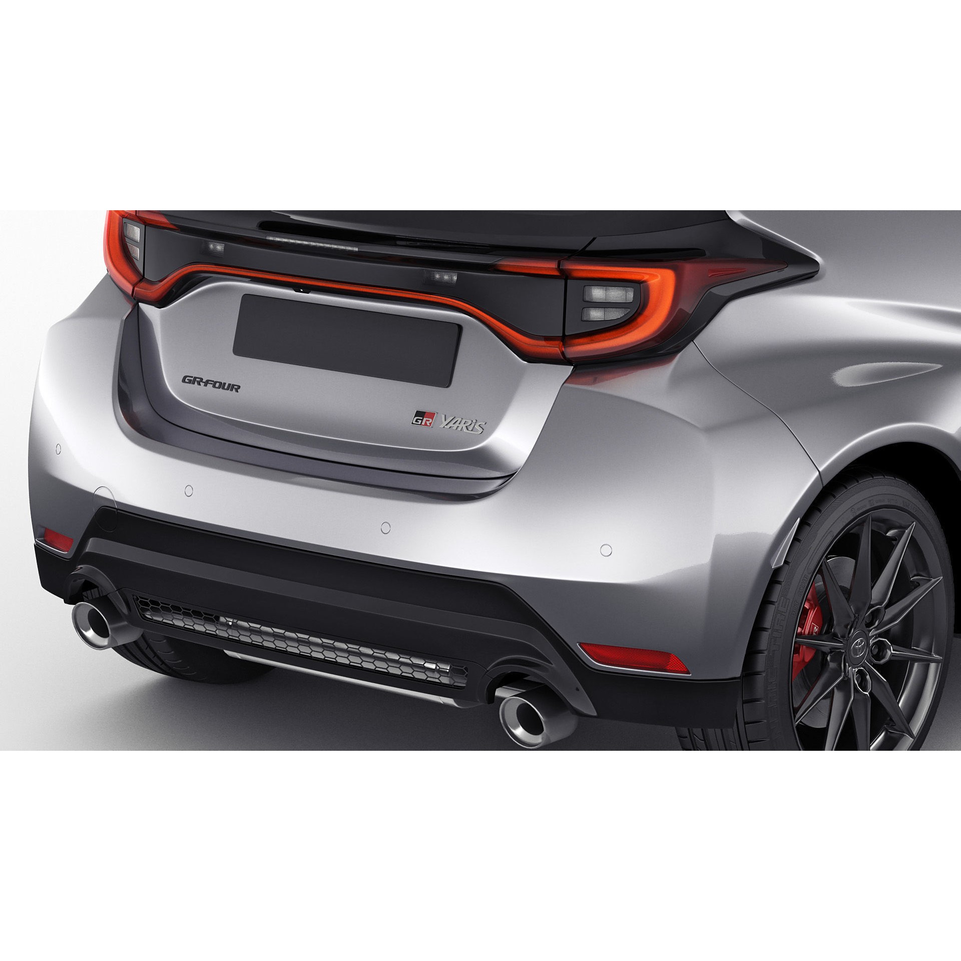 Toyota GR Yaris 2024 - Low-Poly Game-Ready 3D Model - View 11