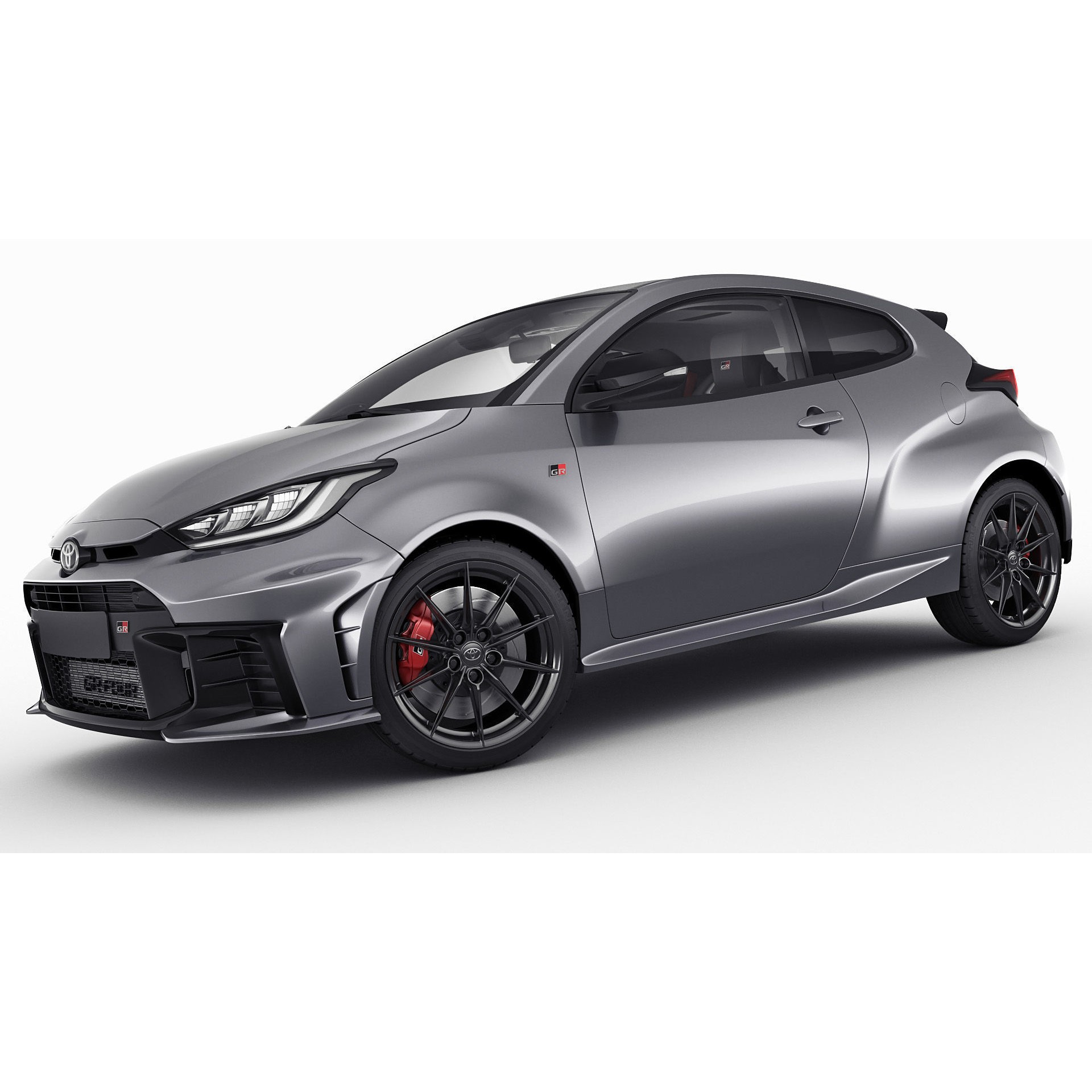 Toyota GR Yaris 2024 - Low-Poly Game-Ready 3D Model - View 15