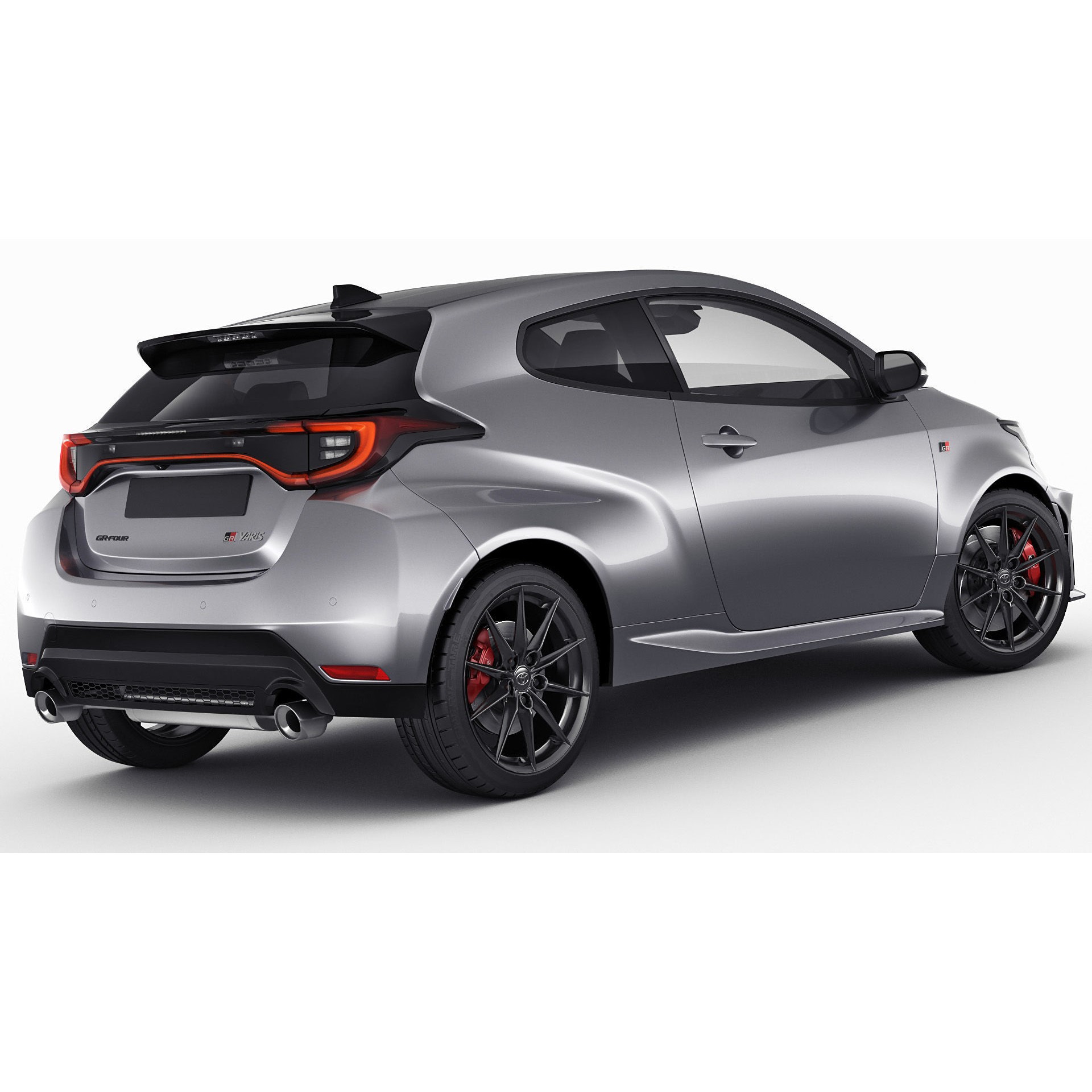 Toyota GR Yaris 2024 - Low-Poly Game-Ready 3D Model - View 16