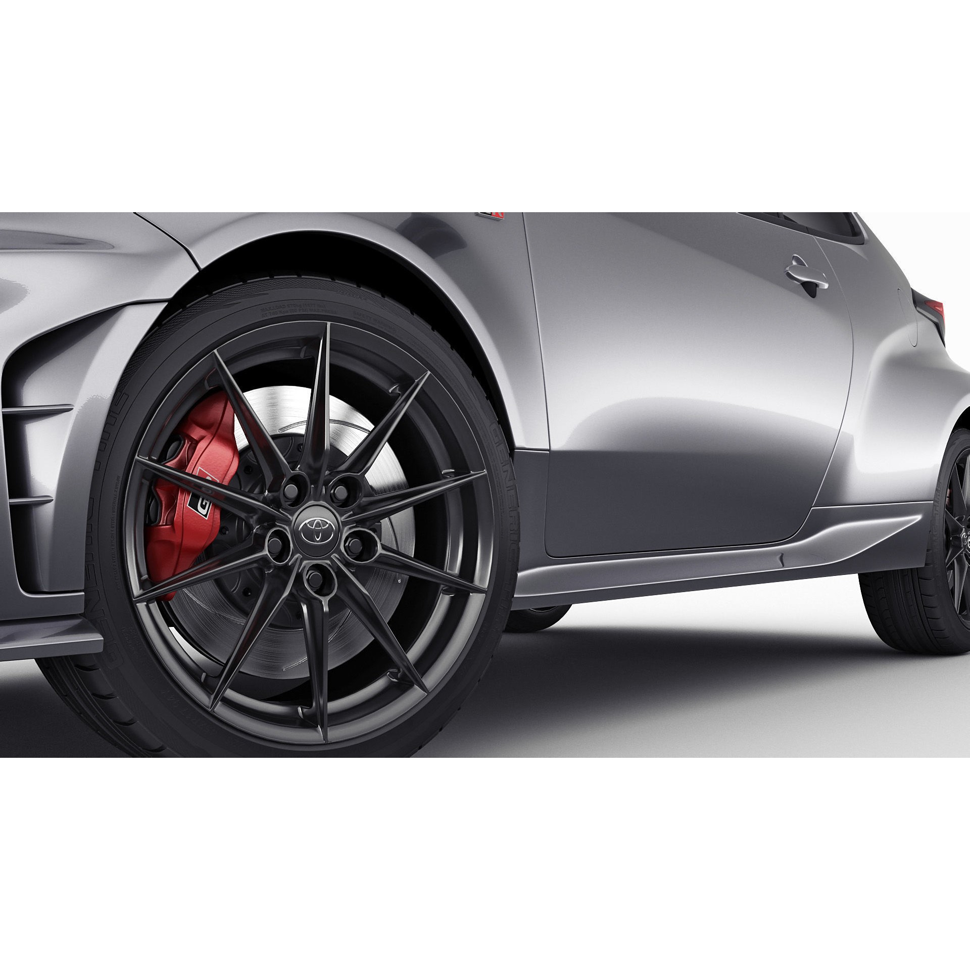 Toyota GR Yaris 2024 - Low-Poly Game-Ready 3D Model - View 17