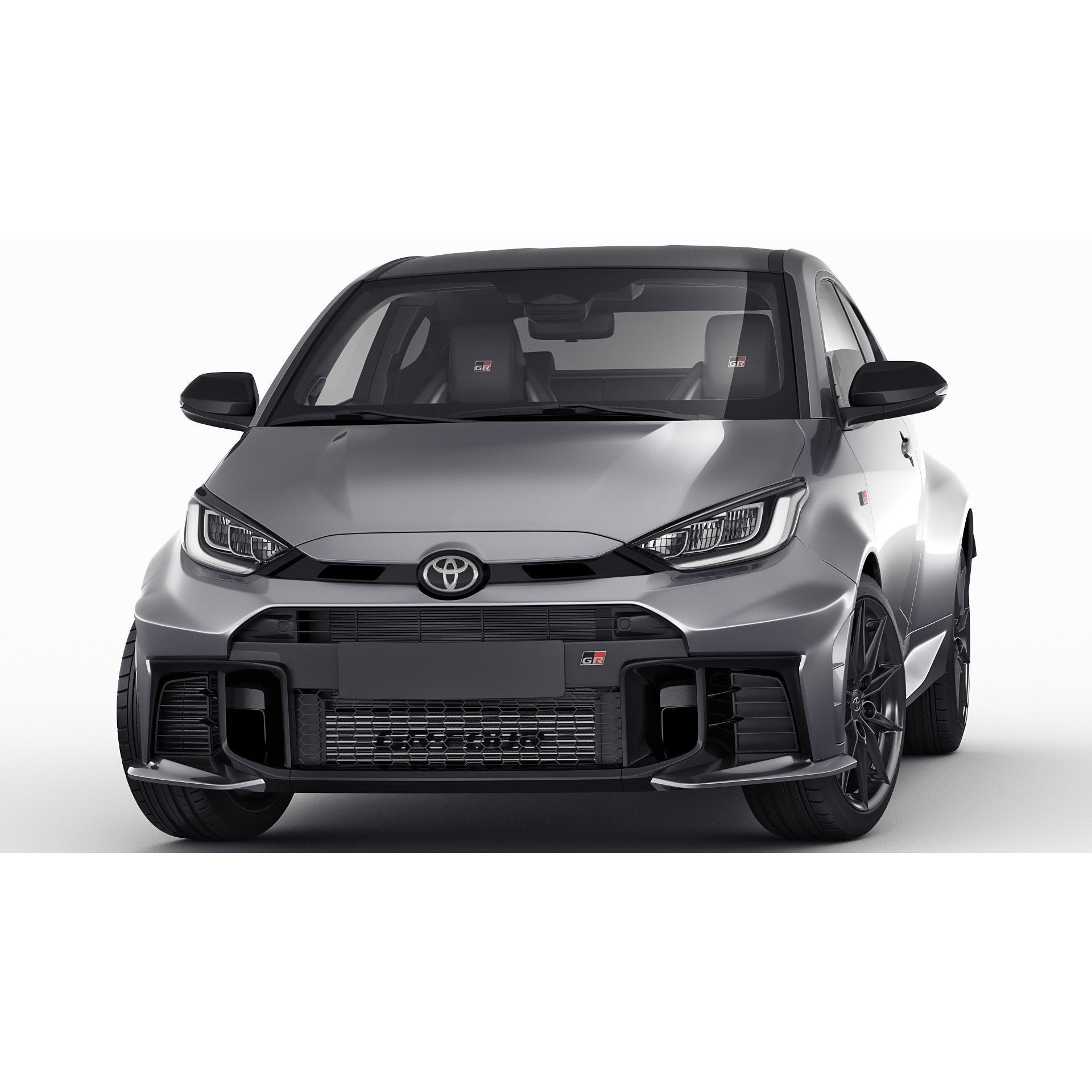 Toyota GR Yaris 2024 - Low-Poly Game-Ready 3D Model - View 19