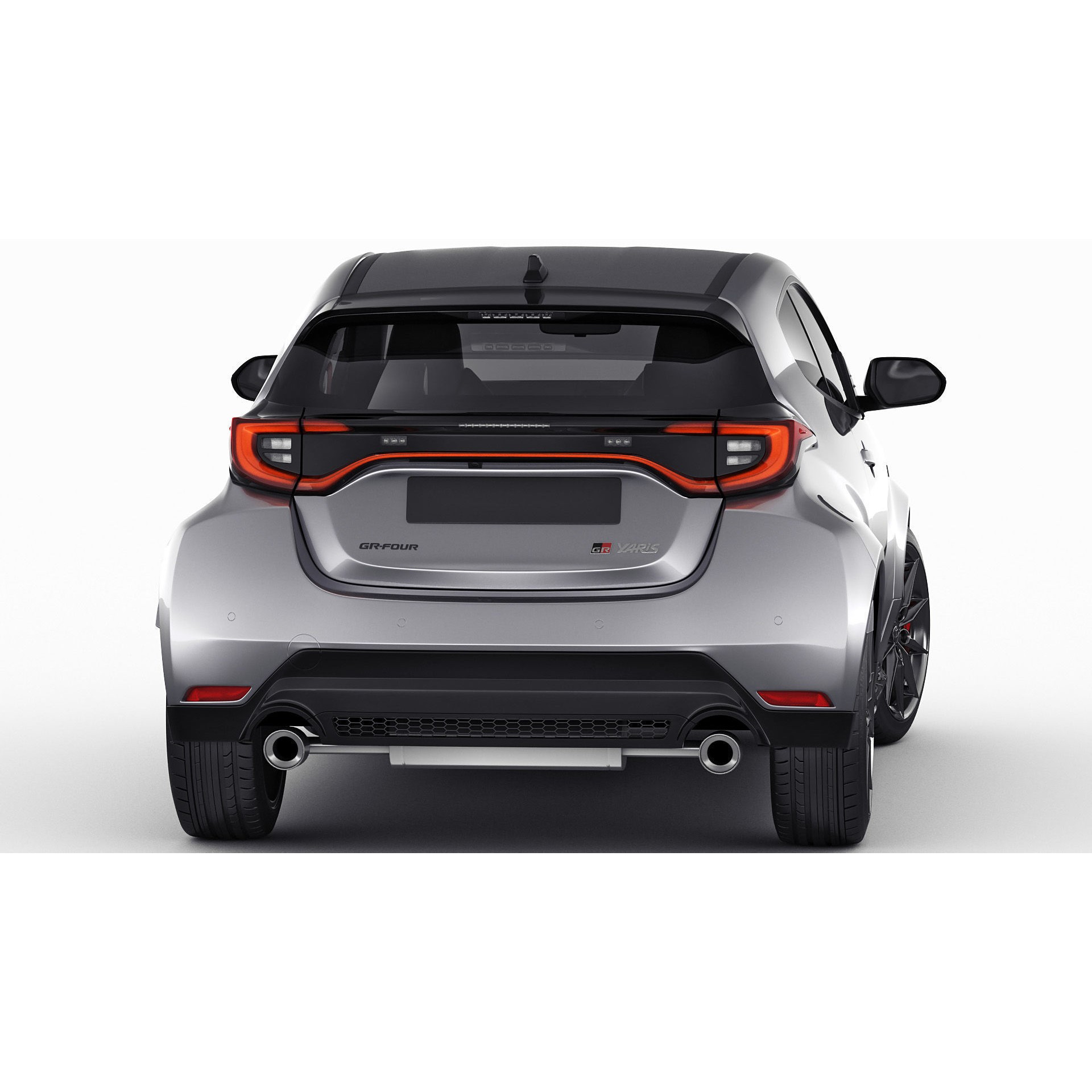 Toyota GR Yaris 2024 - Low-Poly Game-Ready 3D Model - View 20