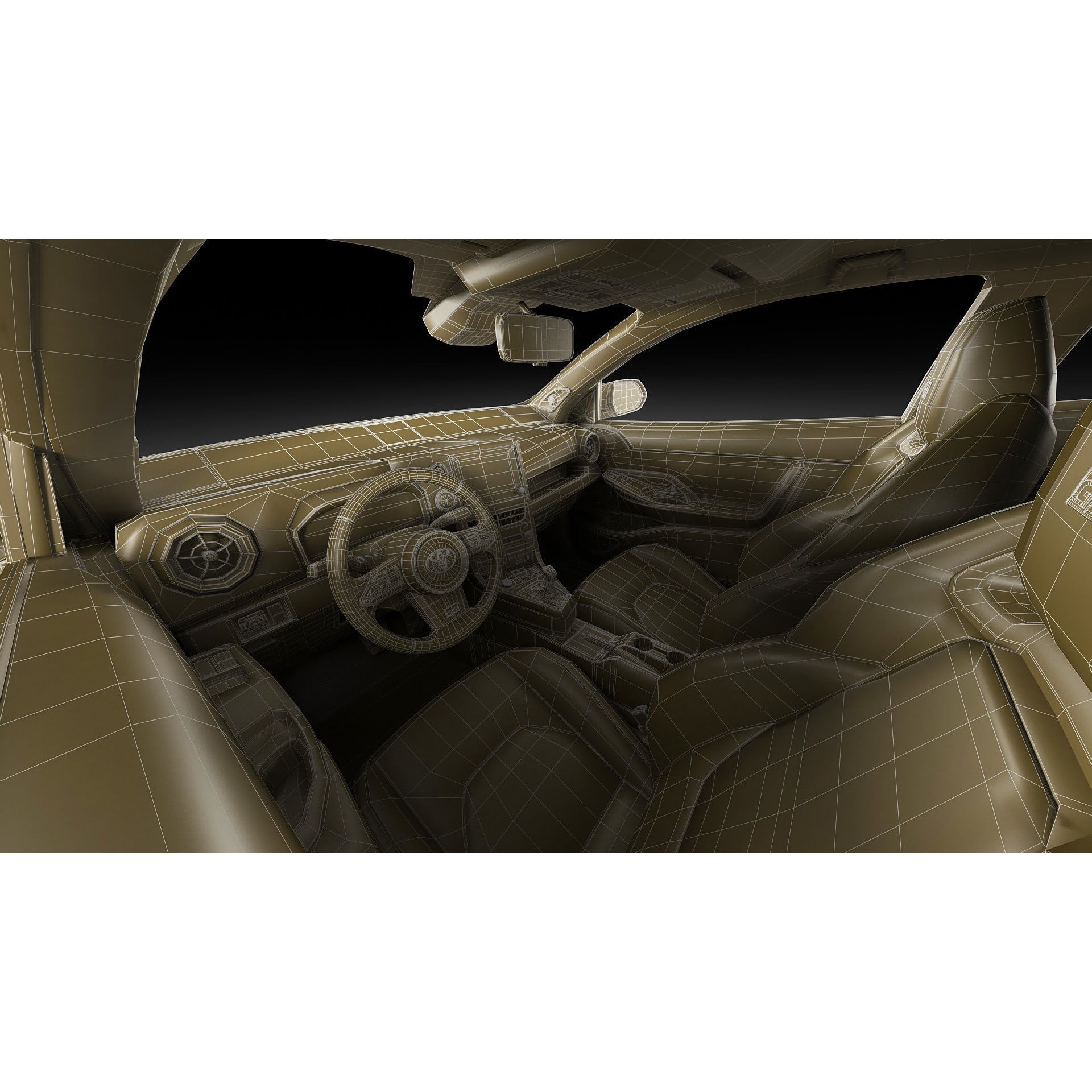 Toyota GR Yaris 2024 - Low-Poly Game-Ready 3D Model - View 37