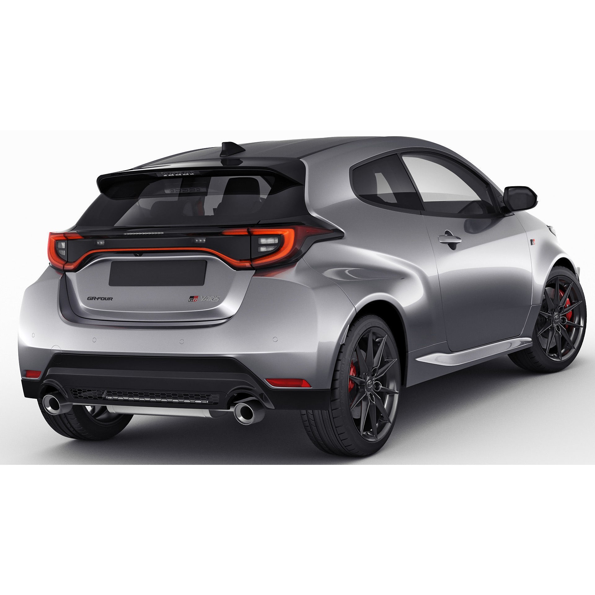 Toyota GR Yaris 2024 - Low-Poly Game-Ready 3D Model - View 5