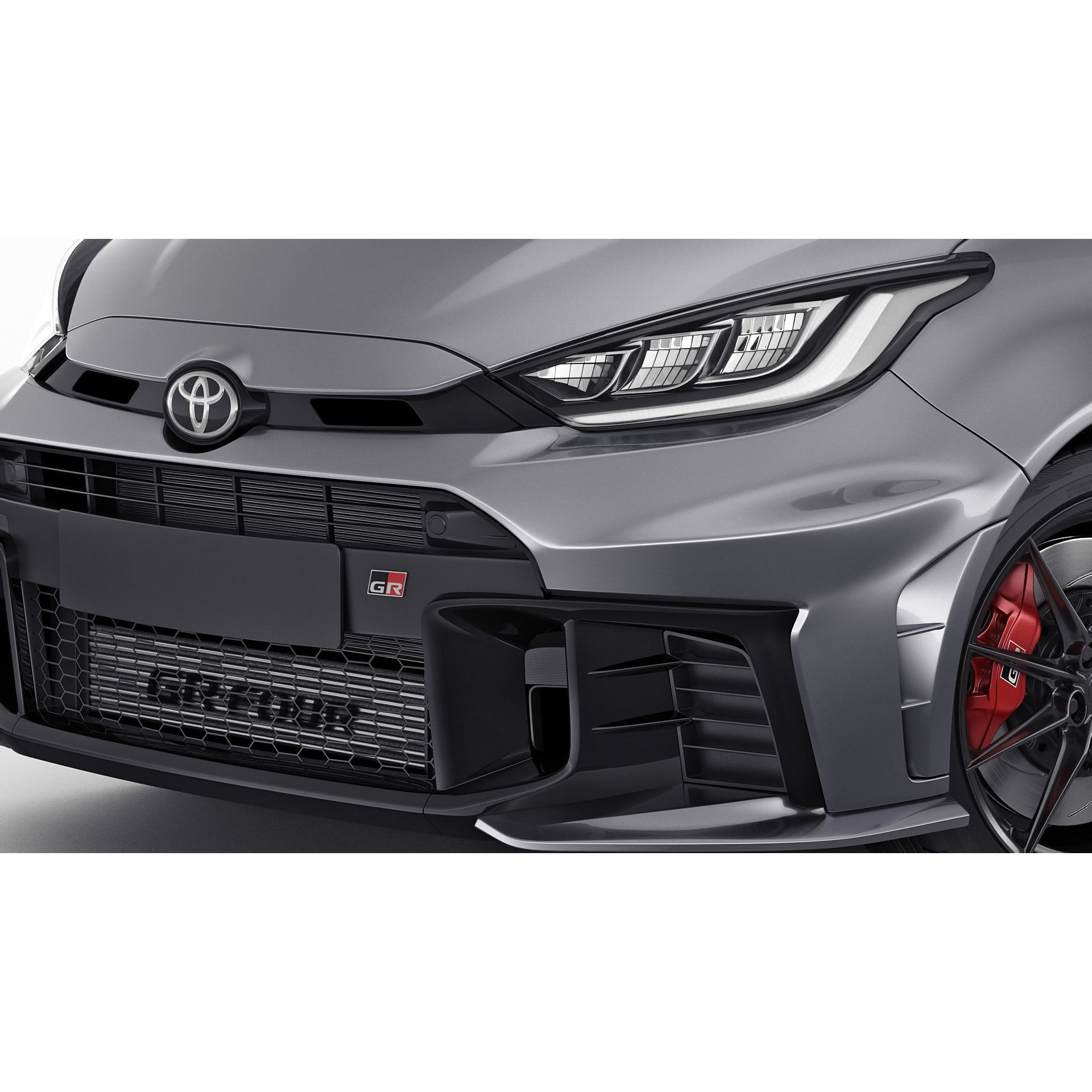 Toyota GR Yaris 2024 - Low-Poly Game-Ready 3D Model - View 9