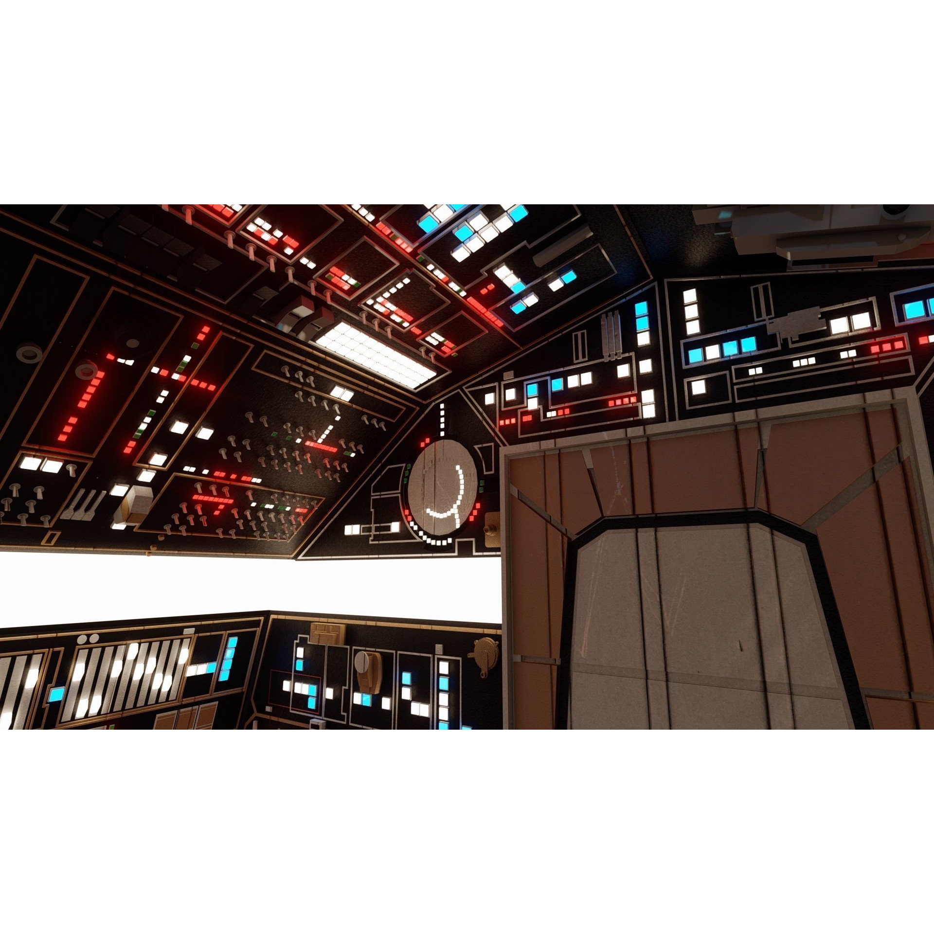 Millennium Falcon with Interior - Game-Ready 3D Model - View 22