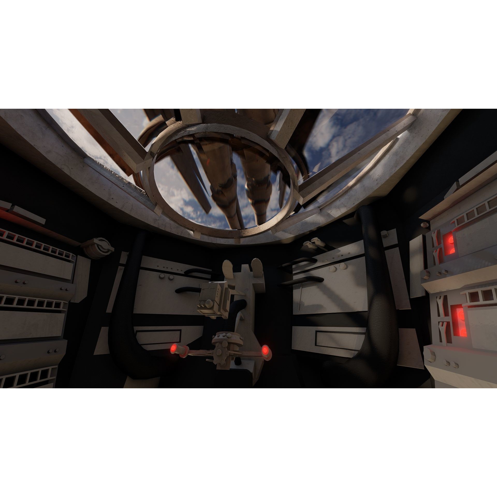 Millennium Falcon with Interior - Game-Ready 3D Model - View 28