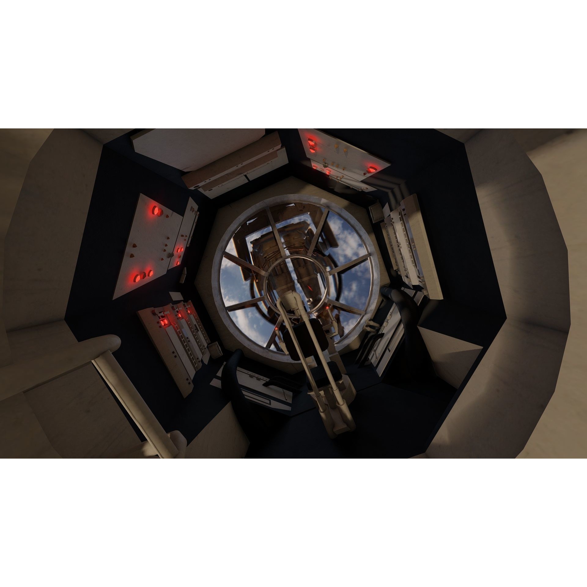 Millennium Falcon with Interior - Game-Ready 3D Model - View 31