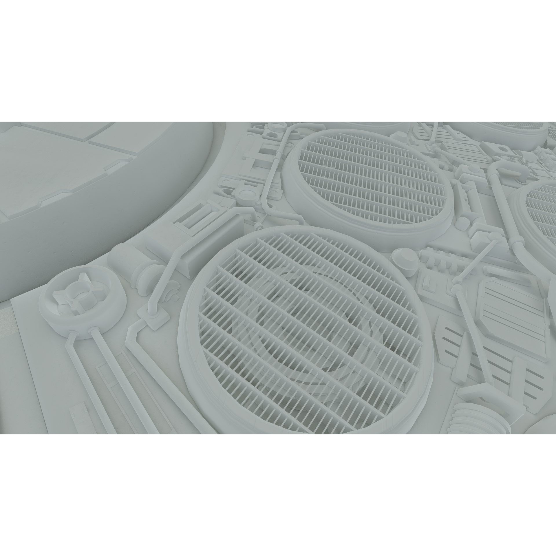 Millennium Falcon with Interior - Game-Ready 3D Model - View 45