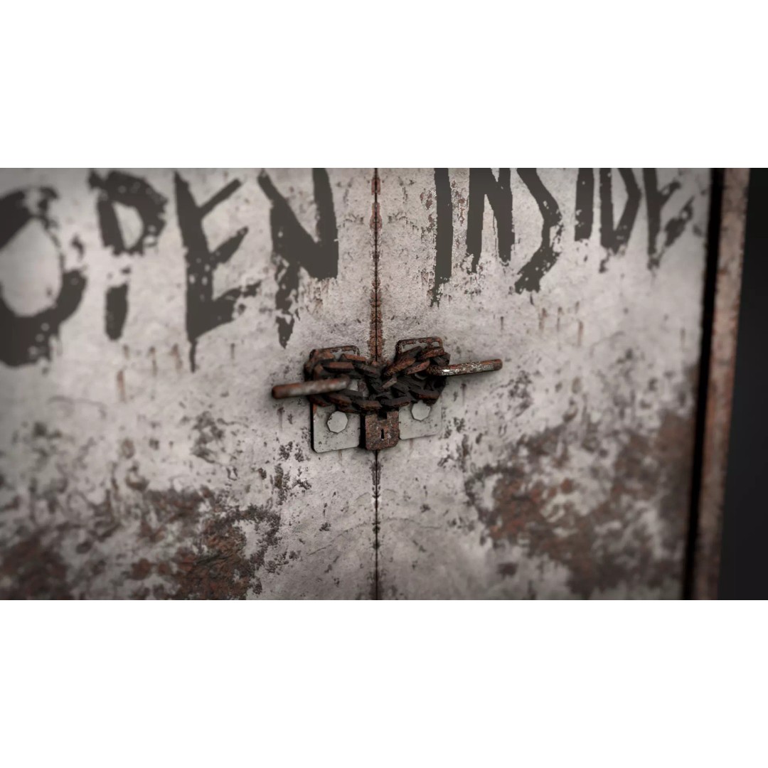 Post-Apocalyptic Broken Door 3D Model – Low Poly Barricade Pack, FBX - View 14