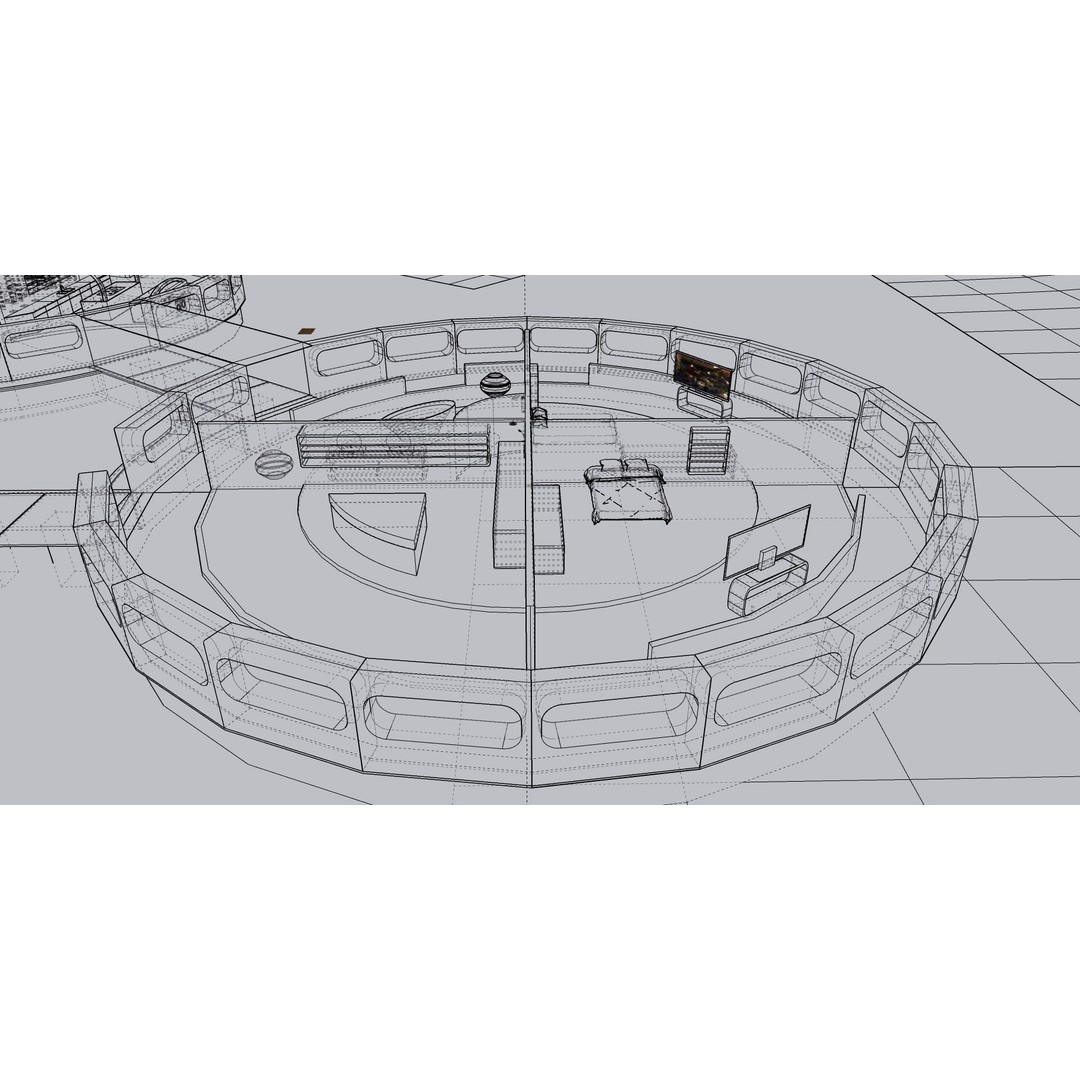 Futuristic Dome House 3D Model – Luxury Architecture Design, SketchUp