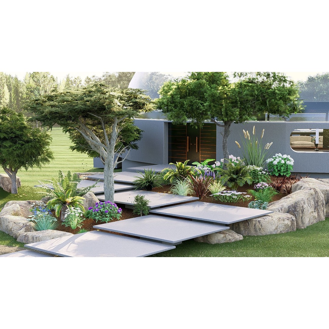 Futuristic Dome House 3D Model – Luxury Architecture Design, SketchUp - View 11