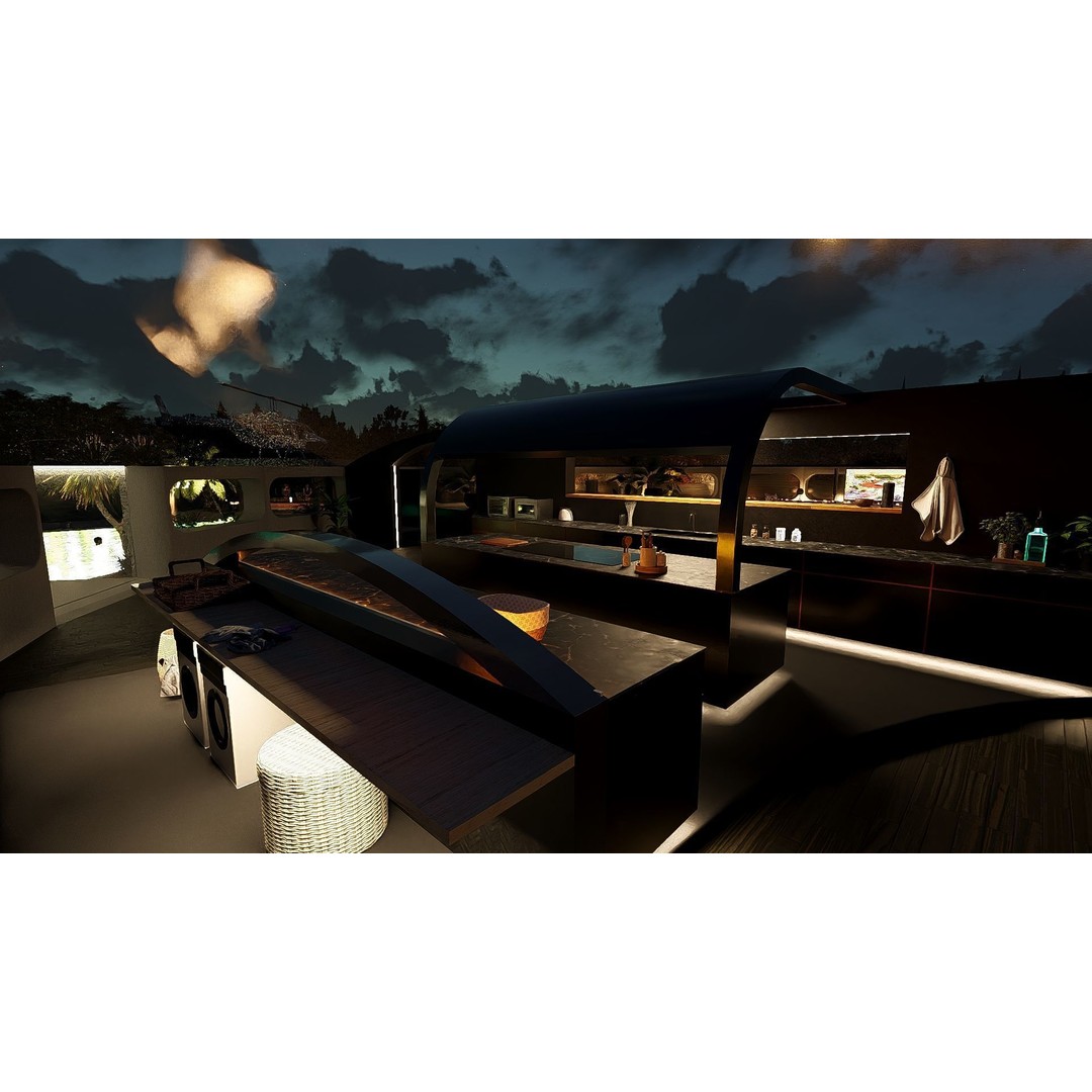 Futuristic Dome House 3D Model – Luxury Architecture Design, SketchUp - View 18