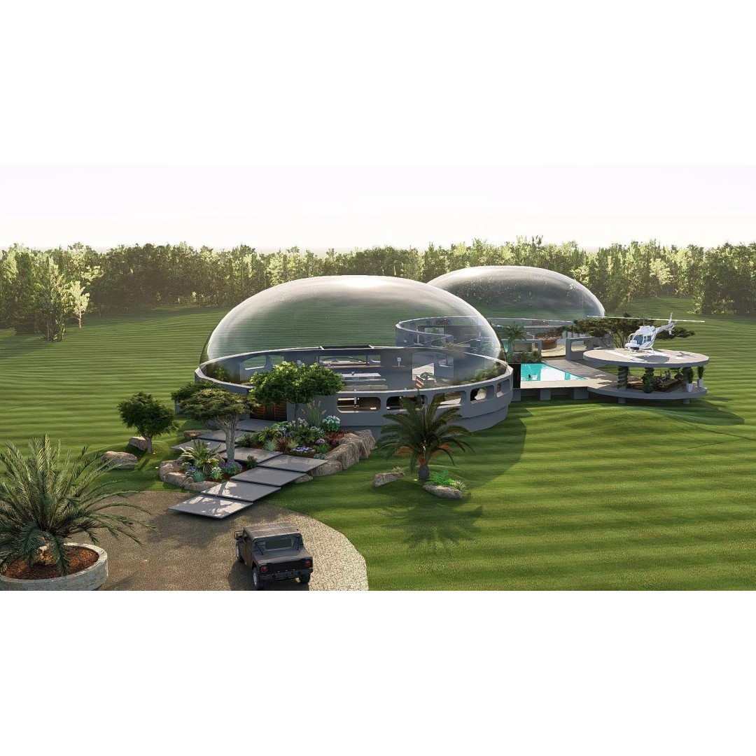 Futuristic Dome House 3D Model – Luxury Architecture Design, SketchUp - View 2