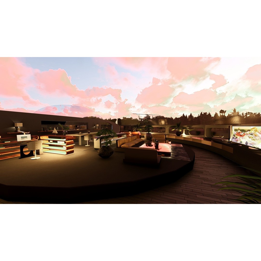 Futuristic Dome House 3D Model – Luxury Architecture Design, SketchUp - View 24