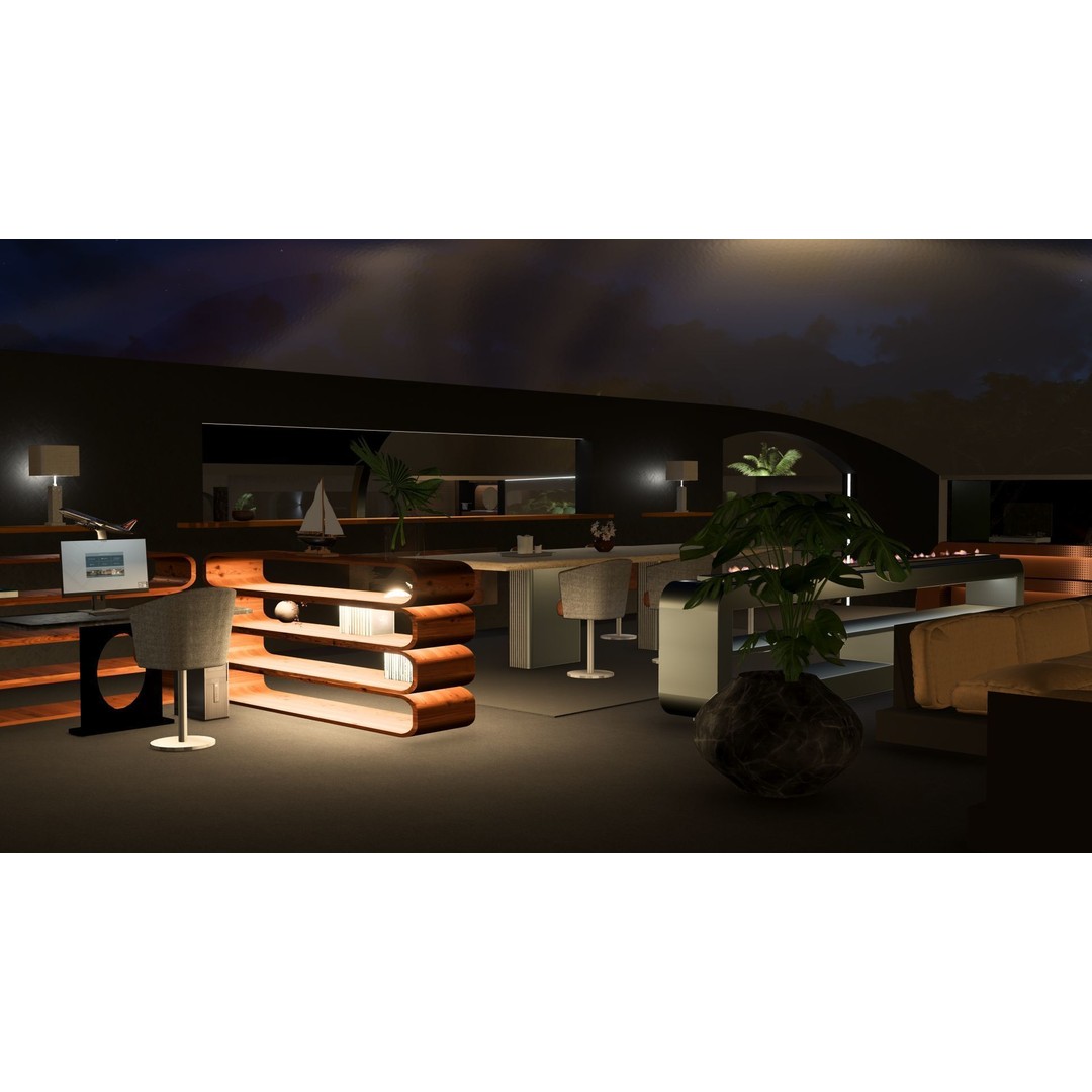 Futuristic Dome House 3D Model – Luxury Architecture Design, SketchUp - View 25