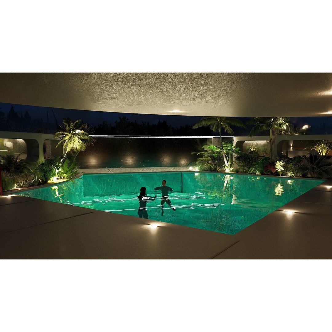 Futuristic Dome House 3D Model – Luxury Architecture Design, SketchUp - View 42