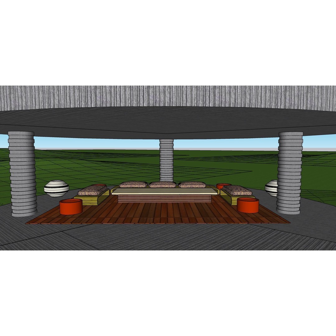 Futuristic Dome House 3D Model – Luxury Architecture Design, SketchUp - View 50