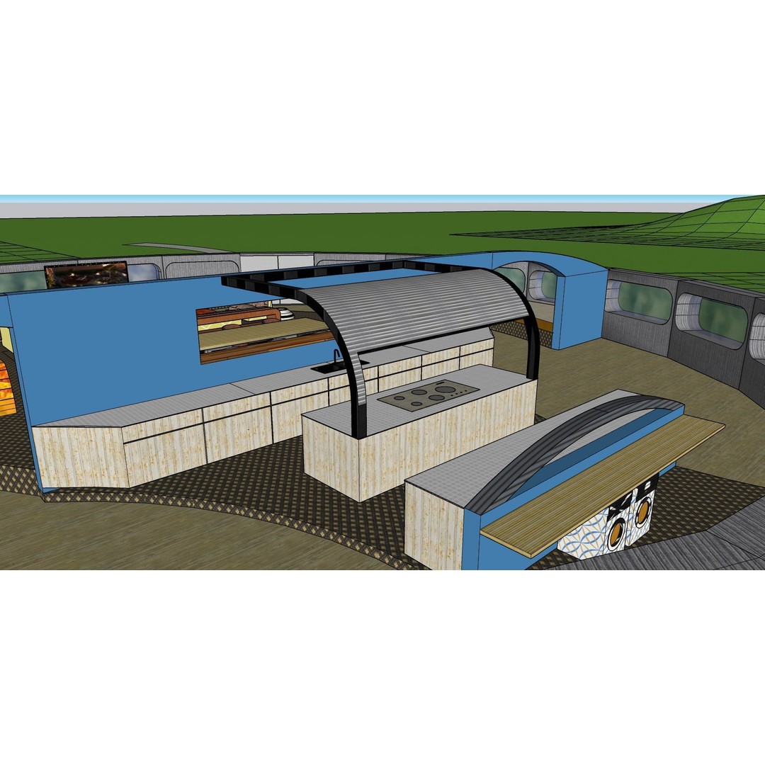 Futuristic Dome House 3D Model – Luxury Architecture Design, SketchUp - View 55