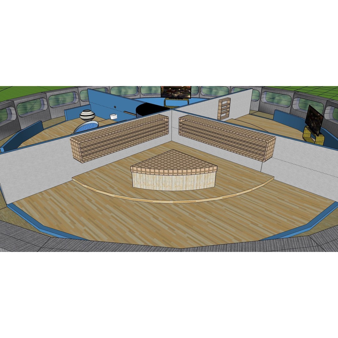 Futuristic Dome House 3D Model – Luxury Architecture Design, SketchUp - View 58