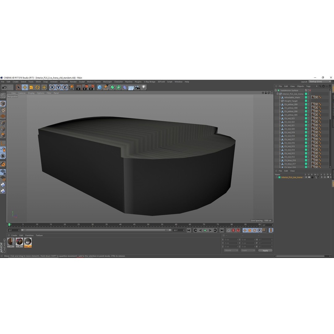 Interior FLA Live Arena 3D Model – Modern Indoor Sports Venue, FBX - View 34