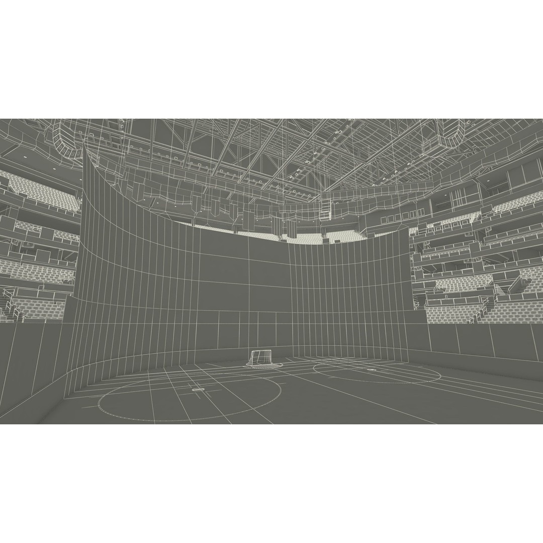 Interior FLA Live Arena 3D Model – Modern Indoor Sports Venue, FBX - View 43