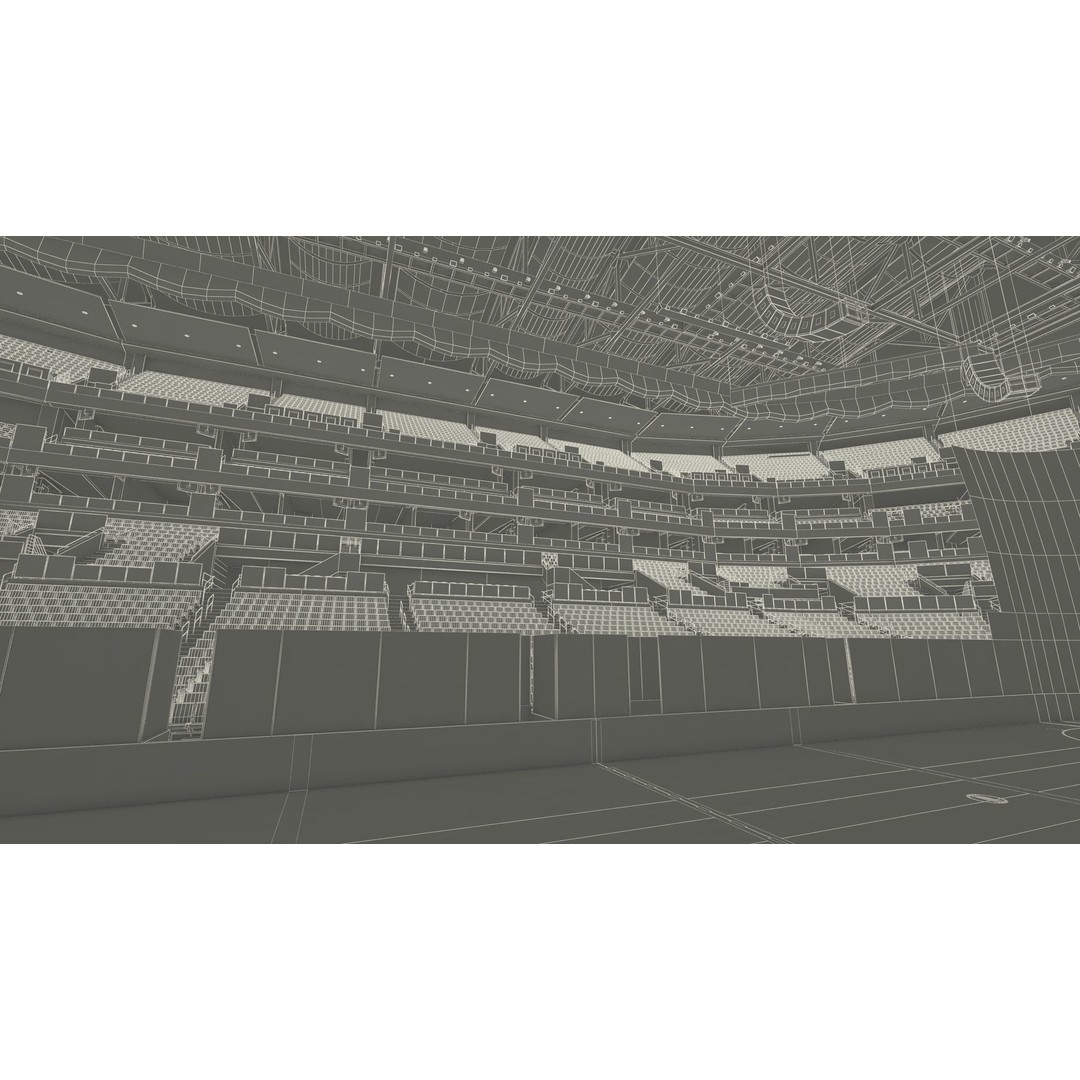 Interior FLA Live Arena 3D Model – Modern Indoor Sports Venue, FBX - View 44