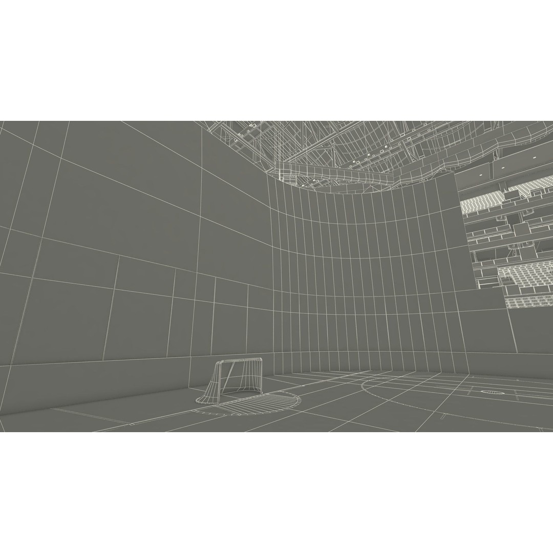 Interior FLA Live Arena 3D Model – Modern Indoor Sports Venue, FBX - View 45