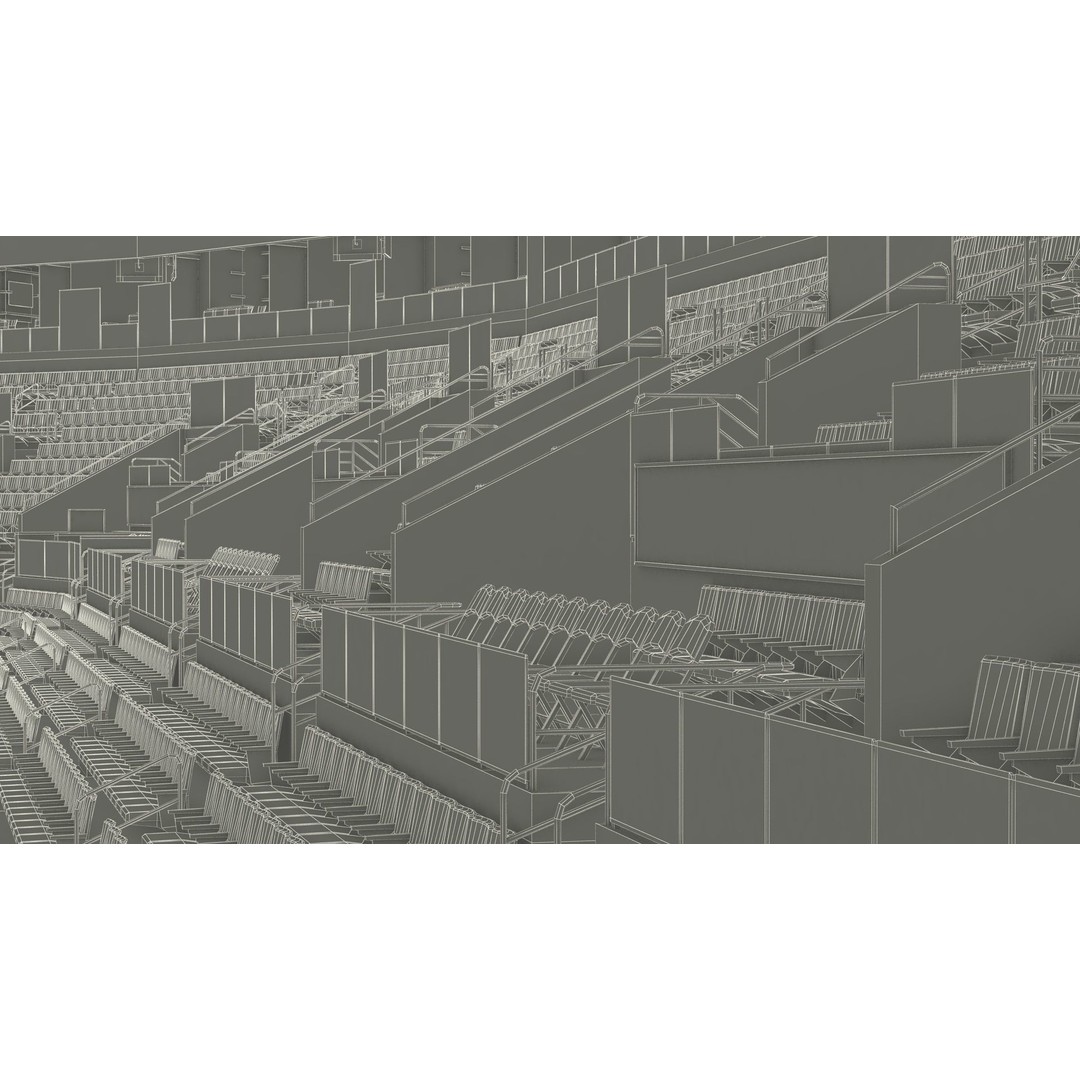 Interior FLA Live Arena 3D Model – Modern Indoor Sports Venue, FBX - View 49