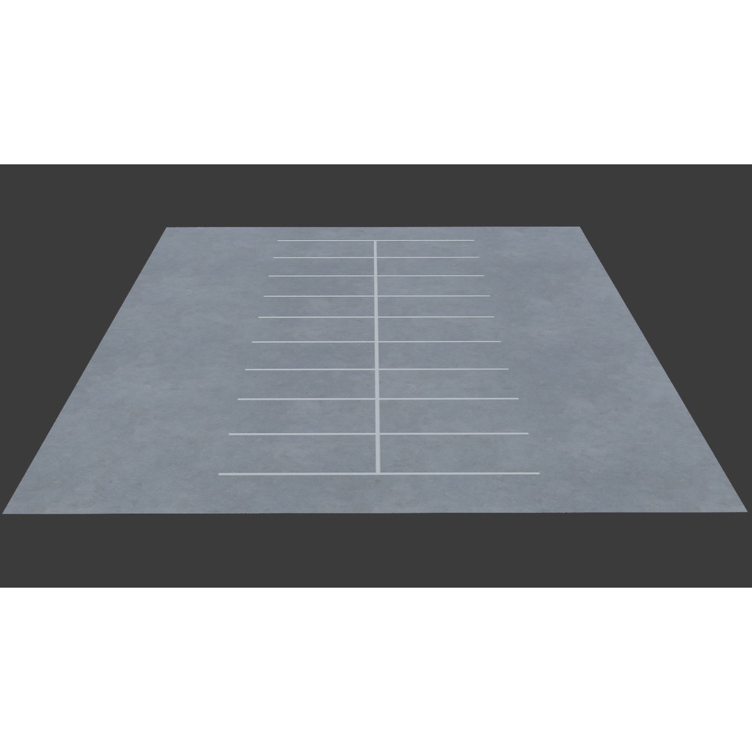 Road 3D Model – Low Poly Game Asset with PBR Textures, FBX, Blender - View 26