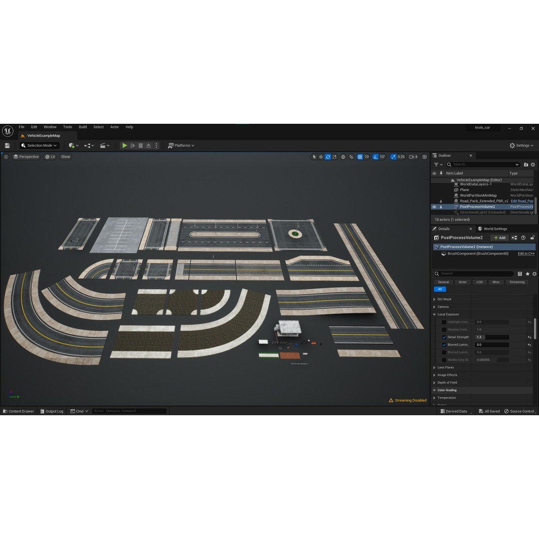 Road 3D Model – Low Poly Game Asset with PBR Textures, FBX, Blender - View 33