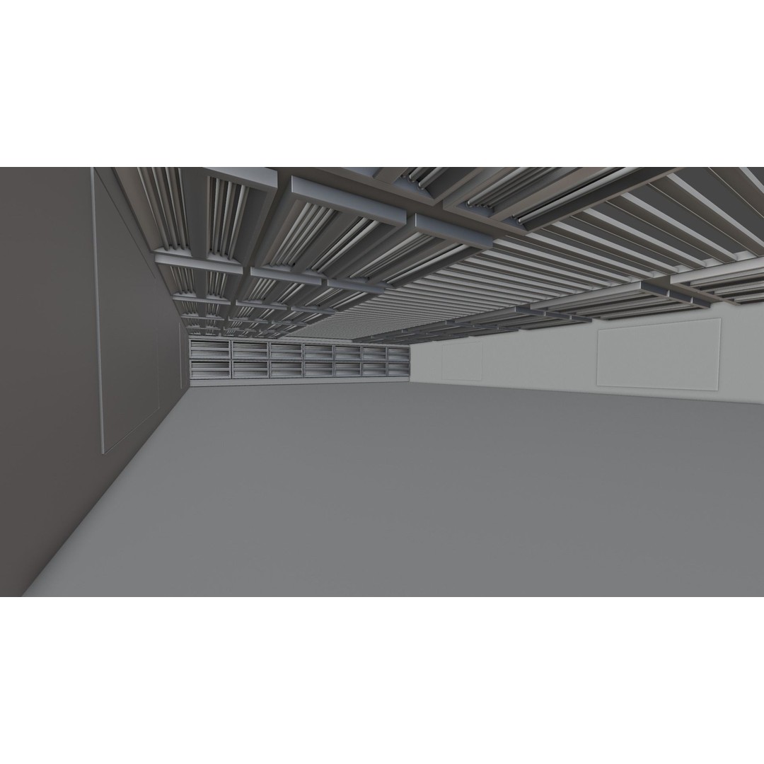 Lighting Car Studio 3D Model – Moody Hybrid Lighting Setup, FBX/OBJ - View 6