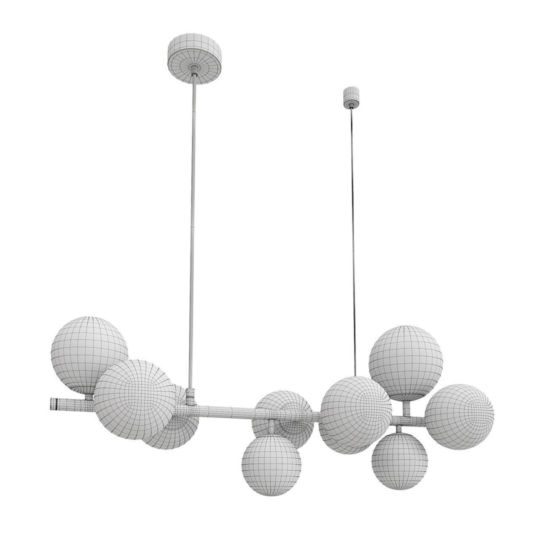 Odeon Light Tovi 3D Model – Modern Minimalist Chandelier, FBX, OBJ