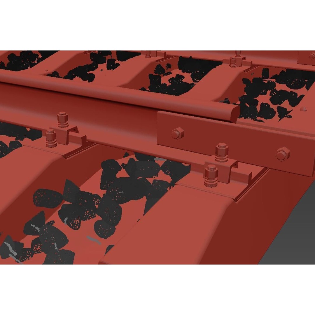 Railroad Train Track 3D Model – PBR Textures, FBX, Vray - View 10