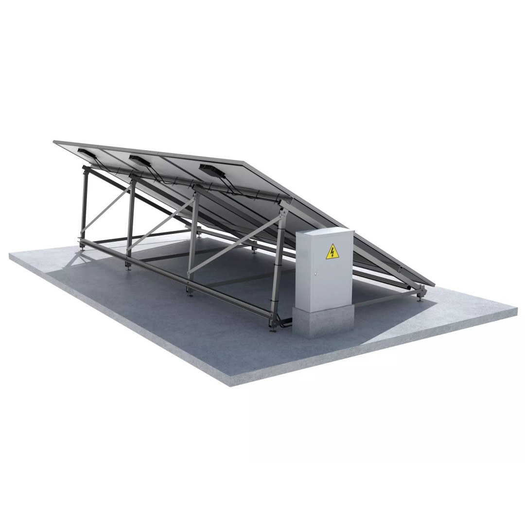 Solar Panels 3D Model – Realistic Photovoltaic System, FBX, PBR - View 5