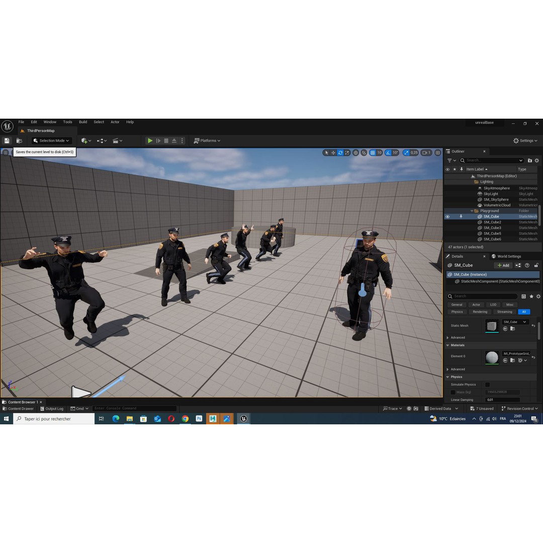Realistic Police Officer 3D Model – Low Poly Rigged Character, FBX - View 21