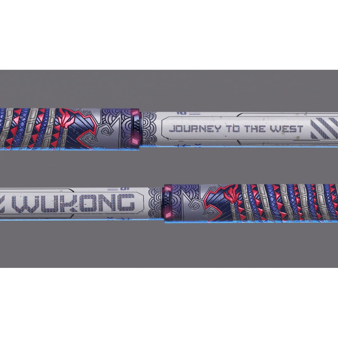 Wukong 3D Model – Low Poly Cyberpunk Character, Rigged FBX - View 25