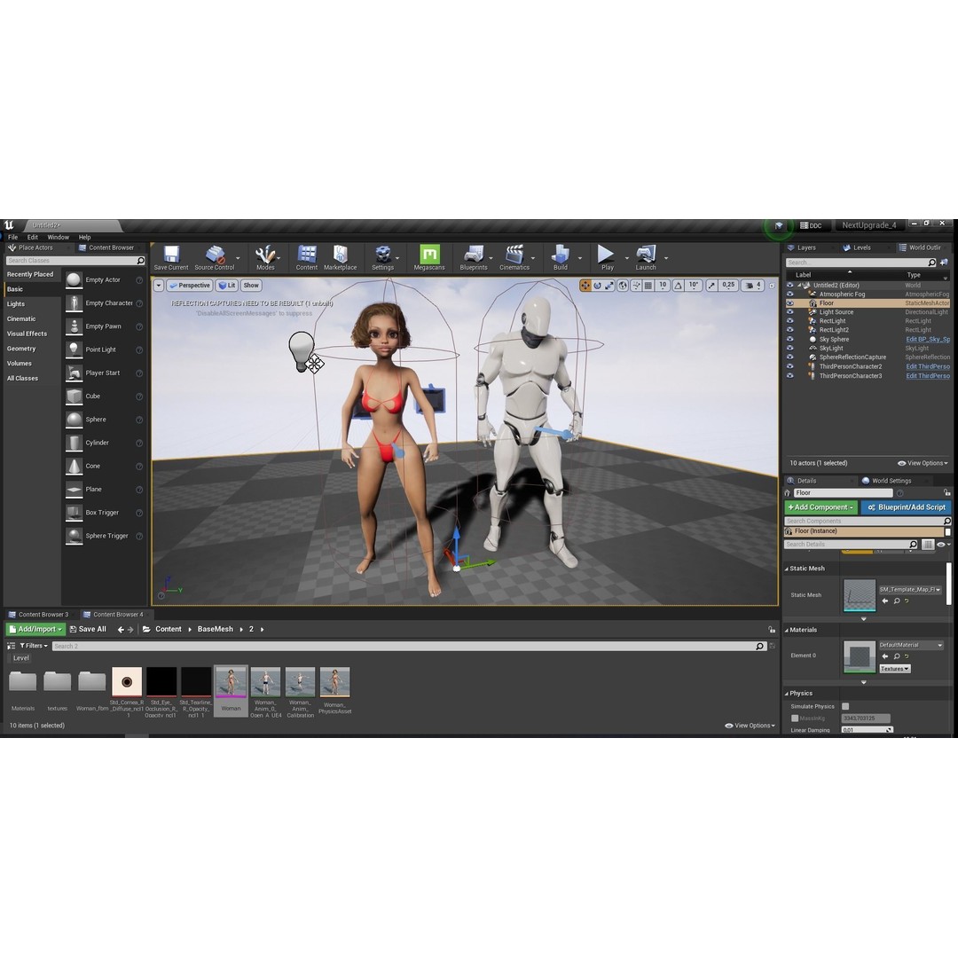 Afro American Female Character 3D Model – Low Poly Toon Design, Rigged - View 28